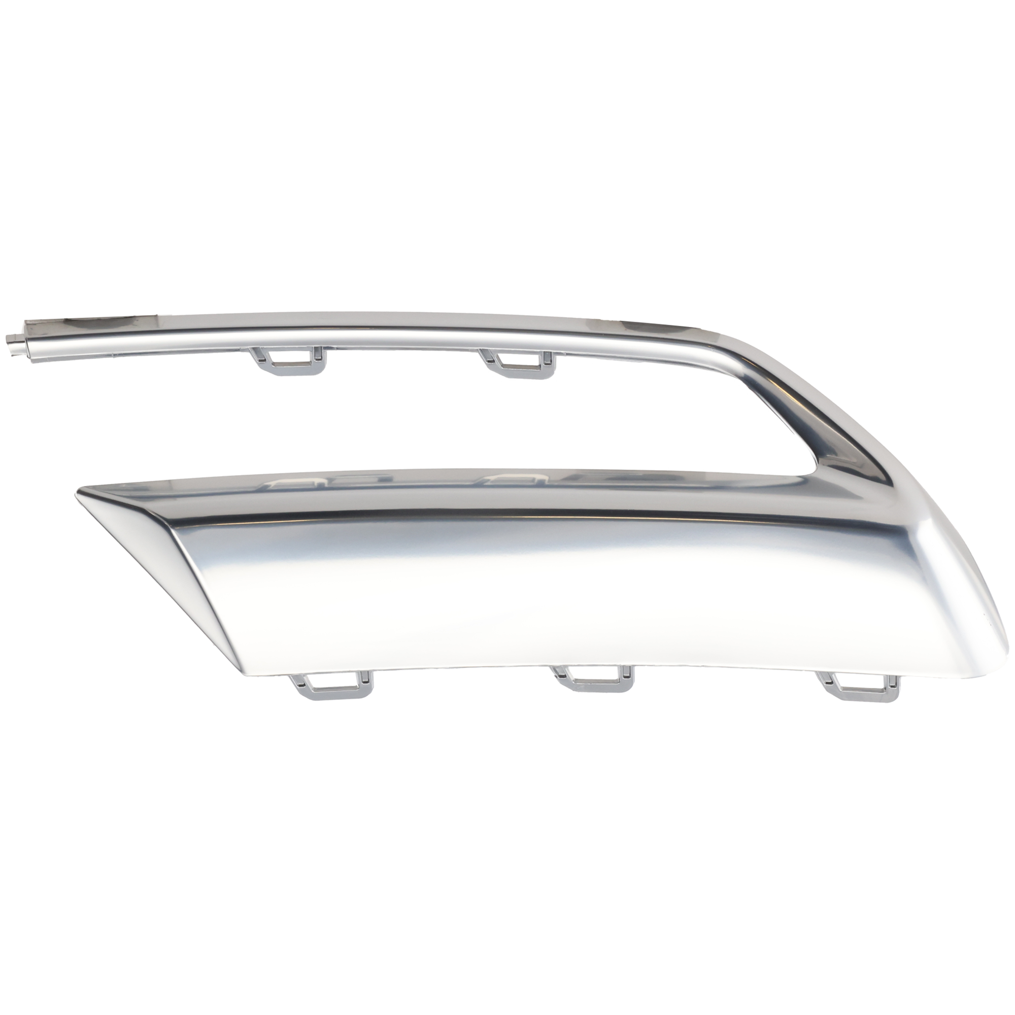 AM Q5-21-23 REAR BUMPER MOLDING RH Spoiler Trim Chrome w o S Line Package SKU RA76350017 Partslink AU1147102 OEM 80A8530543Q7