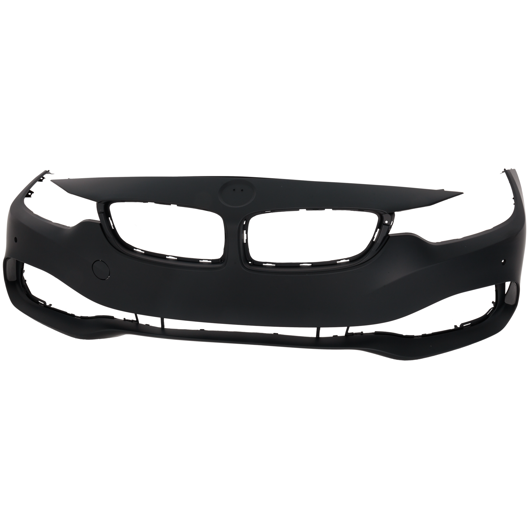 AM 4 SERIES 14-17 FRONT BUMPER COVER Primed w o M Sport Pkg Convertible Coupe w o HLW and IPAS Holes w PDC Sensor and Cam Holes CAPA SKU RB01030011PQ Partslink BM1000384C OEM 51117363279