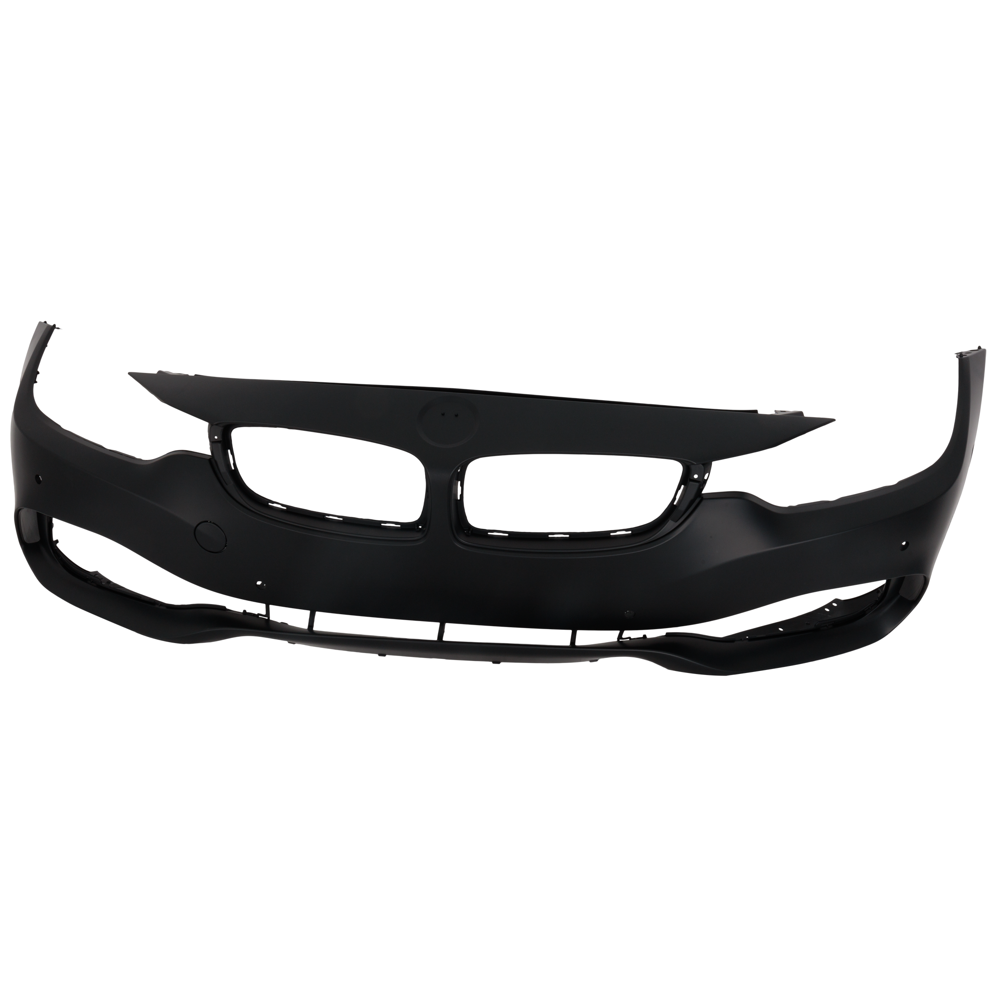 AM 4 SERIES 14-17 FRONT BUMPER COVER Primed w o M Sport Pkg Convertible Coupe w o HLW Hole w PDC Sensor IPAS and Cam Holes SKU RB01030013P Partslink BM1000385 OEM 51117363280