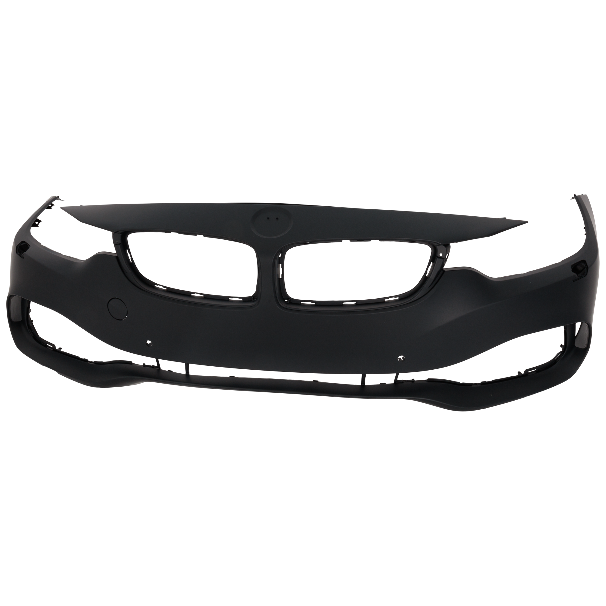 AM 4 SERIES 14-17 FRONT BUMPER COVER Primed w o M Sport Pkg Convertible Coupe w HLW PDC Sensor and IPAS Holes w o Cam Holes SKU RB01030014P Partslink BM1000387 OEM 51117363282