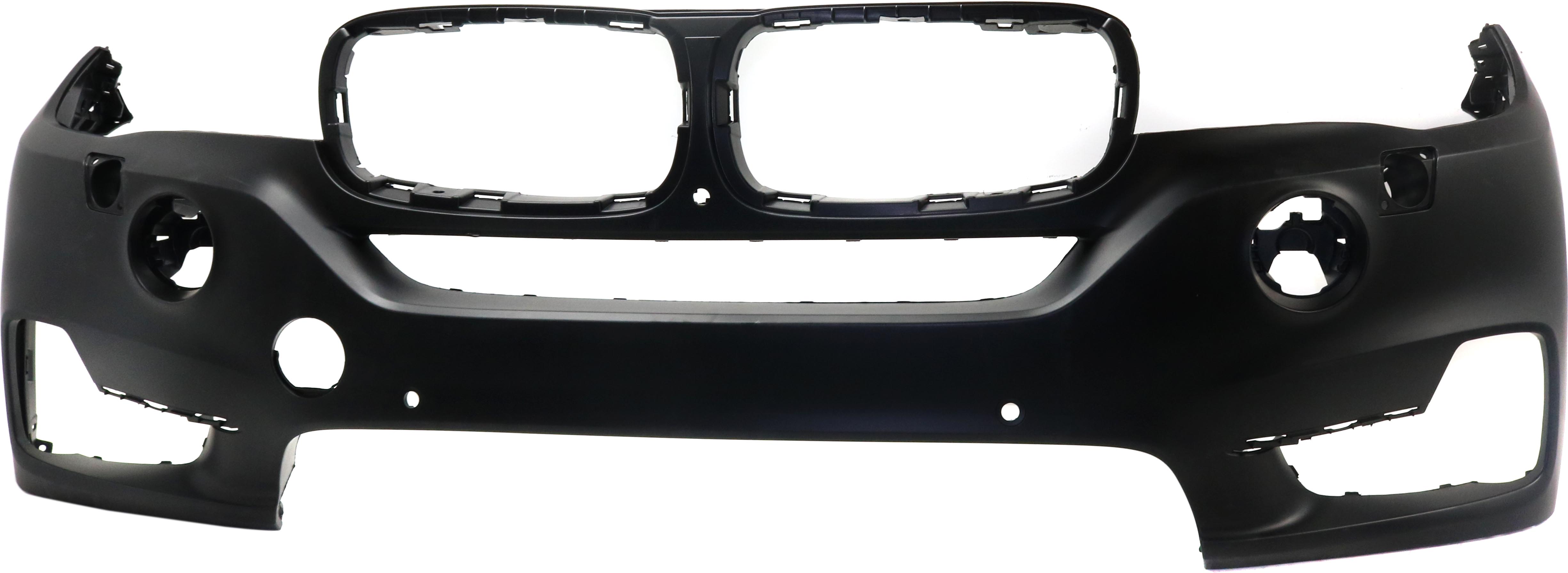 AM X5-14-18 FRONT BUMPER COVER Prmd w o M Sport Pkg w HLW Holes Surround View w o IPAS Holes Night Vision CAPA SKU RB01030019PQ Partslink BM1000398C OEM 51117378558
