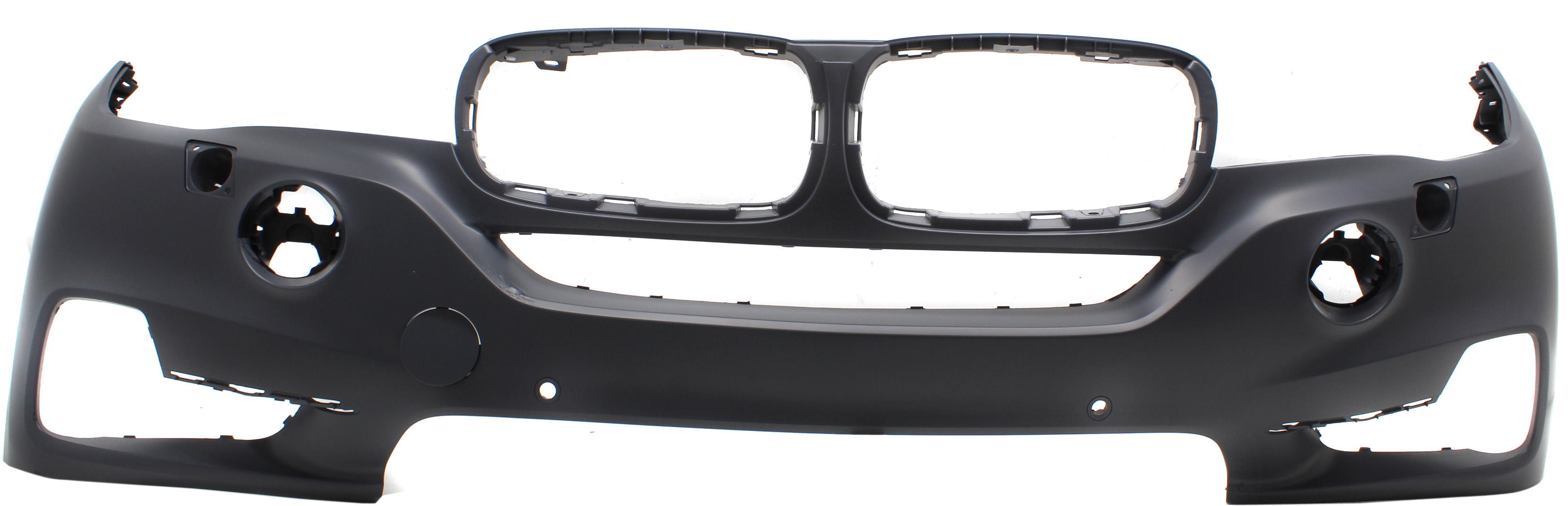 AM X5-14-18 FRONT BUMPER COVER Prmd w o M Sport Pkg w HLW Holes w o IPAS Holes Night Vision Surround View SKU RB01030020P Partslink BM1000333 OEM 51117378600