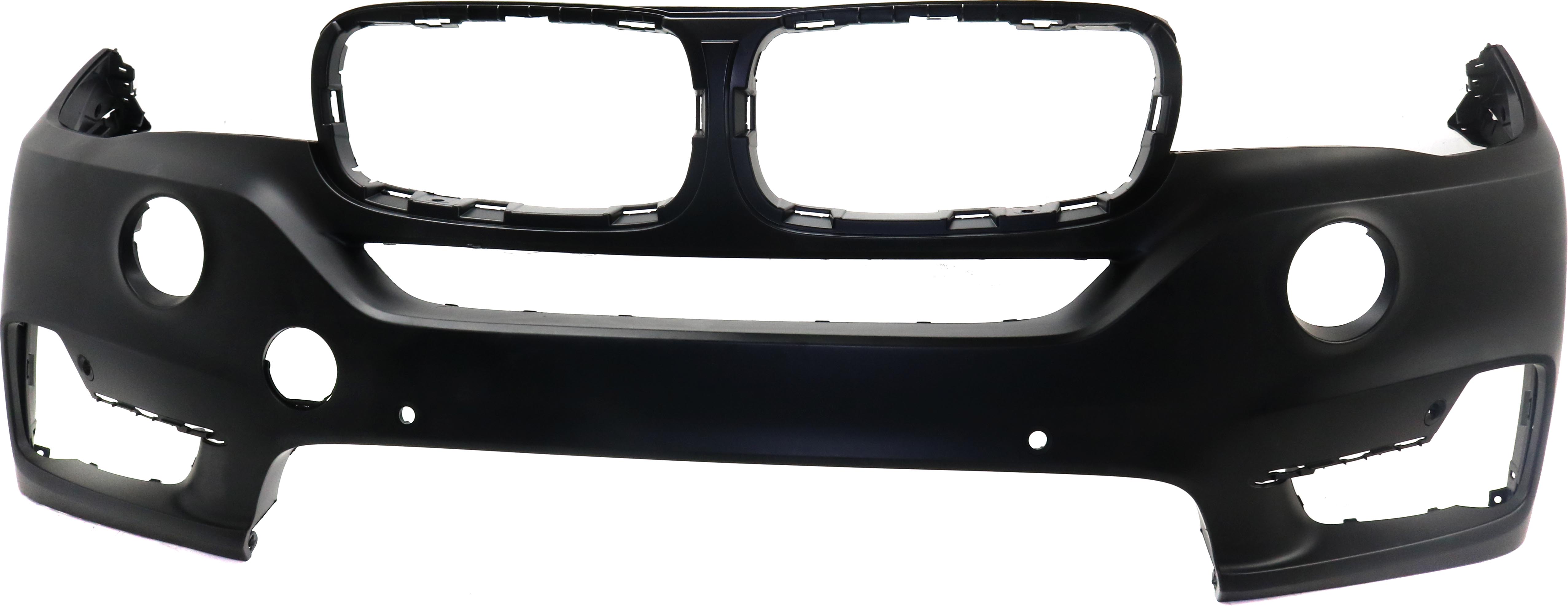 AM X5-14-18 FRONT BUMPER COVER Prmd w o M Sport Pkg w o HLW Holes Night Vision Surround View w IPAS Holes CAPA SKU RB01030021PQ Partslink BM1000394C OEM 51117378613