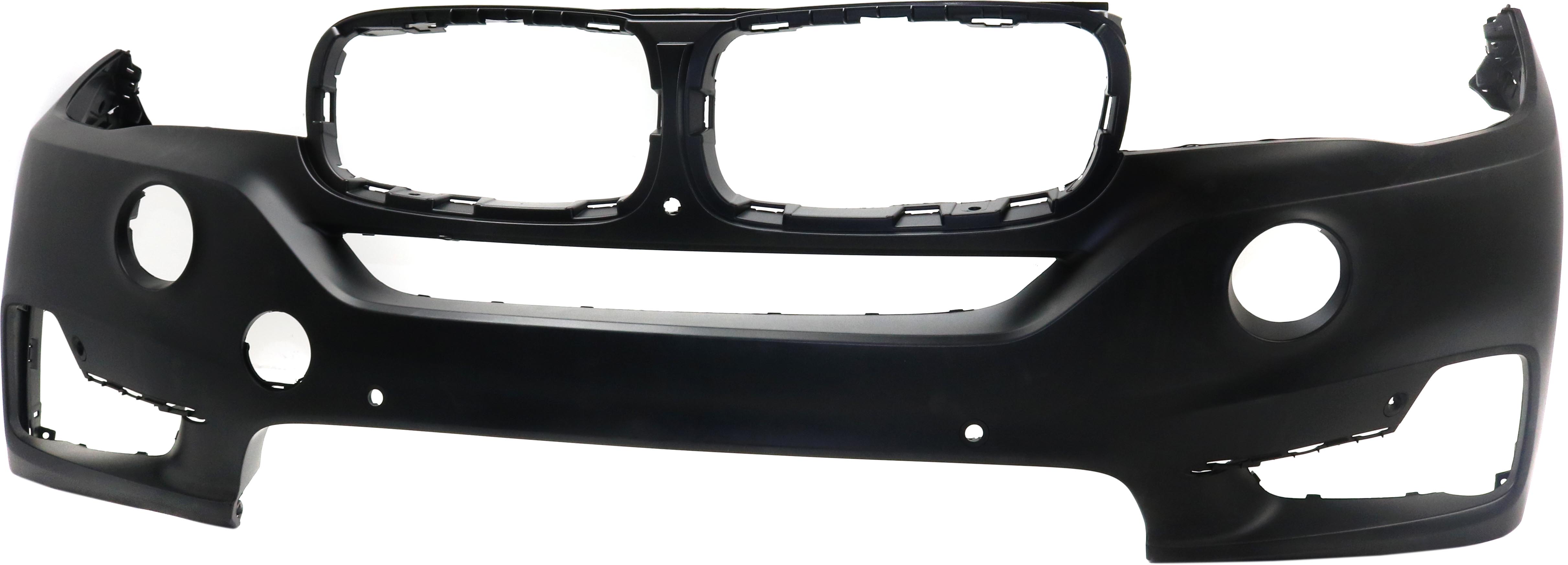 AM X5-14-18 FRONT BUMPER COVER Primed w o M Sport Line w o HLW Holes w Night Vision CAPA SKU RB01030023PQ Partslink BM1000396C OEM 51117378617