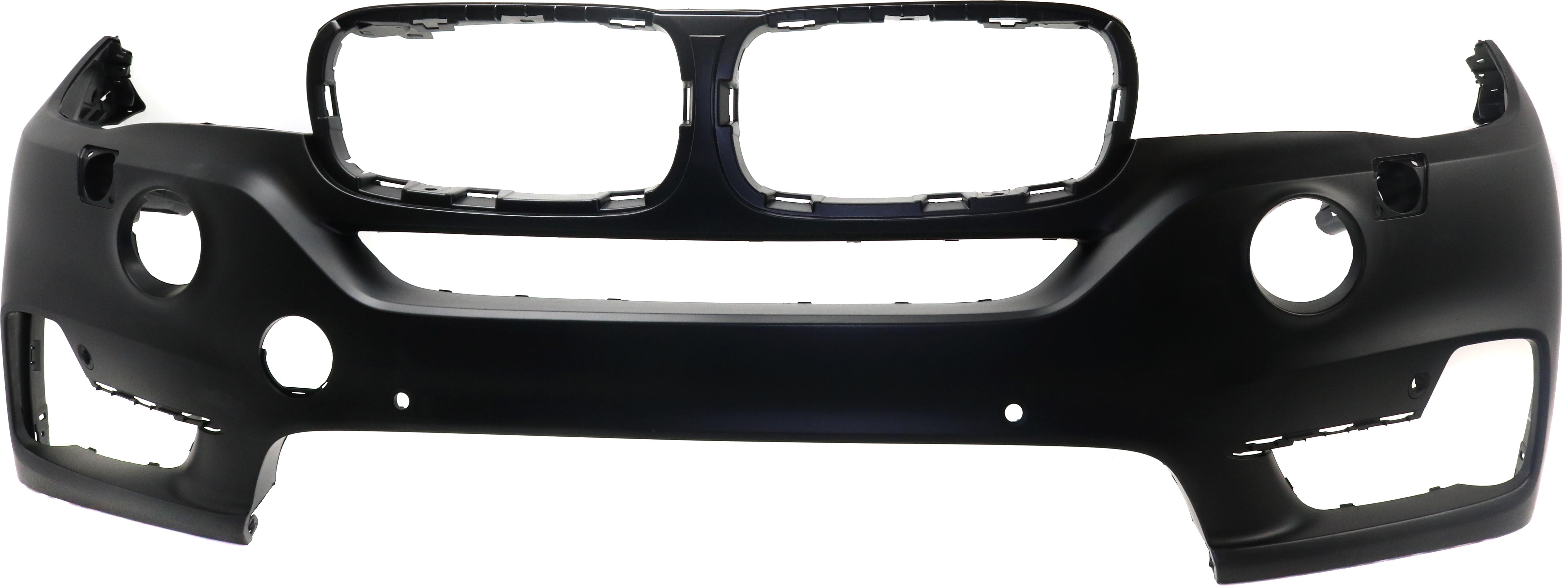 AM X5-14-18 FRONT BUMPER COVER Prmd w o M Sport Pkg w HLW IPAS Holes Night Vision w o Surround View CAPA SKU RB01030024PQ Partslink BM1000401C OEM 51117379416