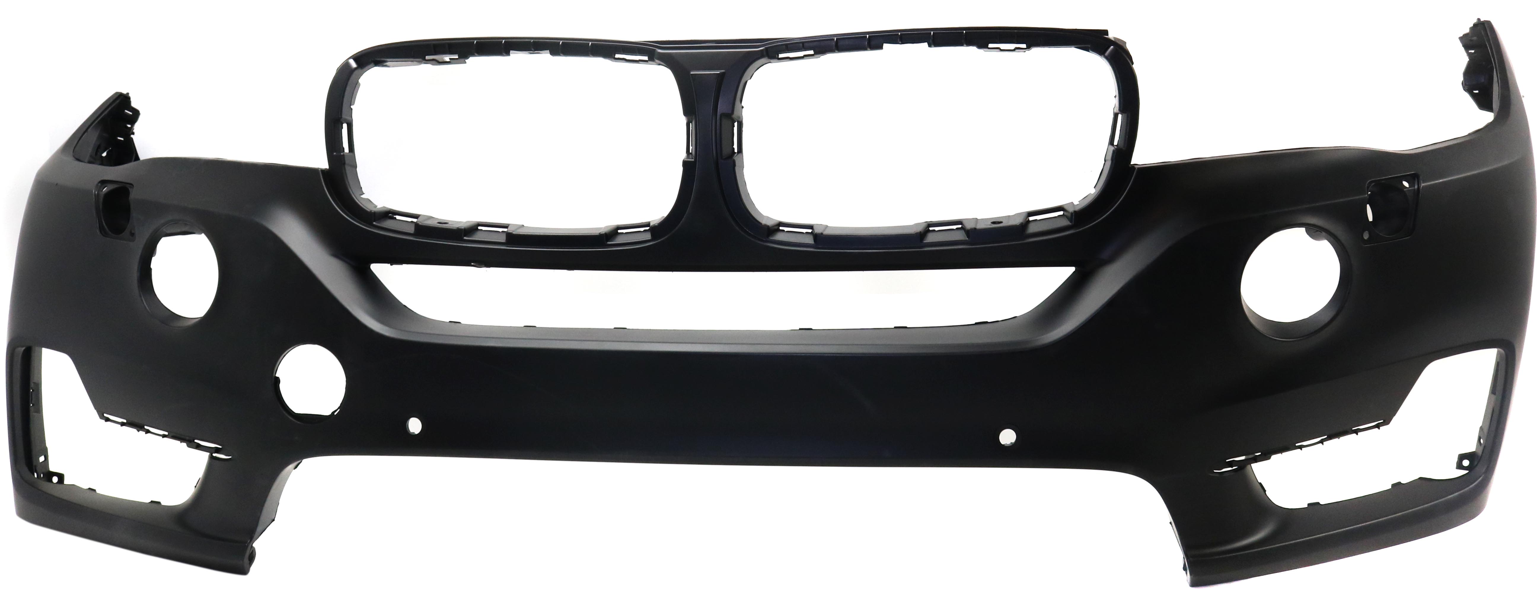 AM X5-14-18 FRONT BUMPER COVER Prmd w o M Sport Pkg w HLW Holes Night Vision w o IPAS Holes Surround View CAPA SKU RB01030026PQ Partslink BM1000397C OEM 51117378601