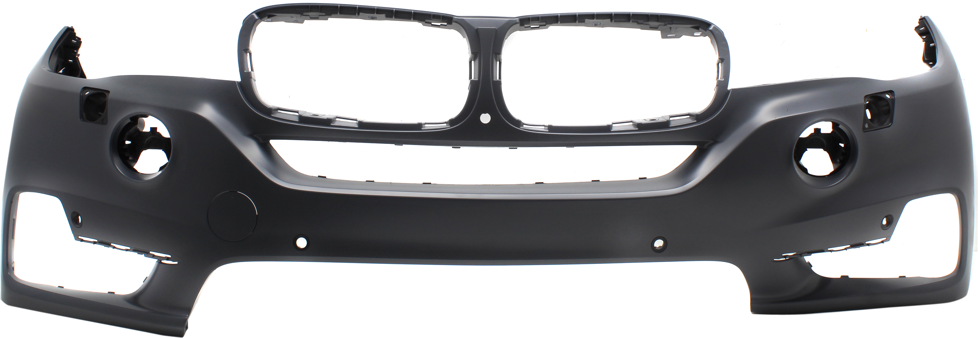 AM X5-14-18 FRONT BUMPER COVER Prmd w o M Sport Pkg w HLW IPAS Holes Surround View w o Night Vision SKU RB01030027P Partslink BM1000402 OEM 51117378554