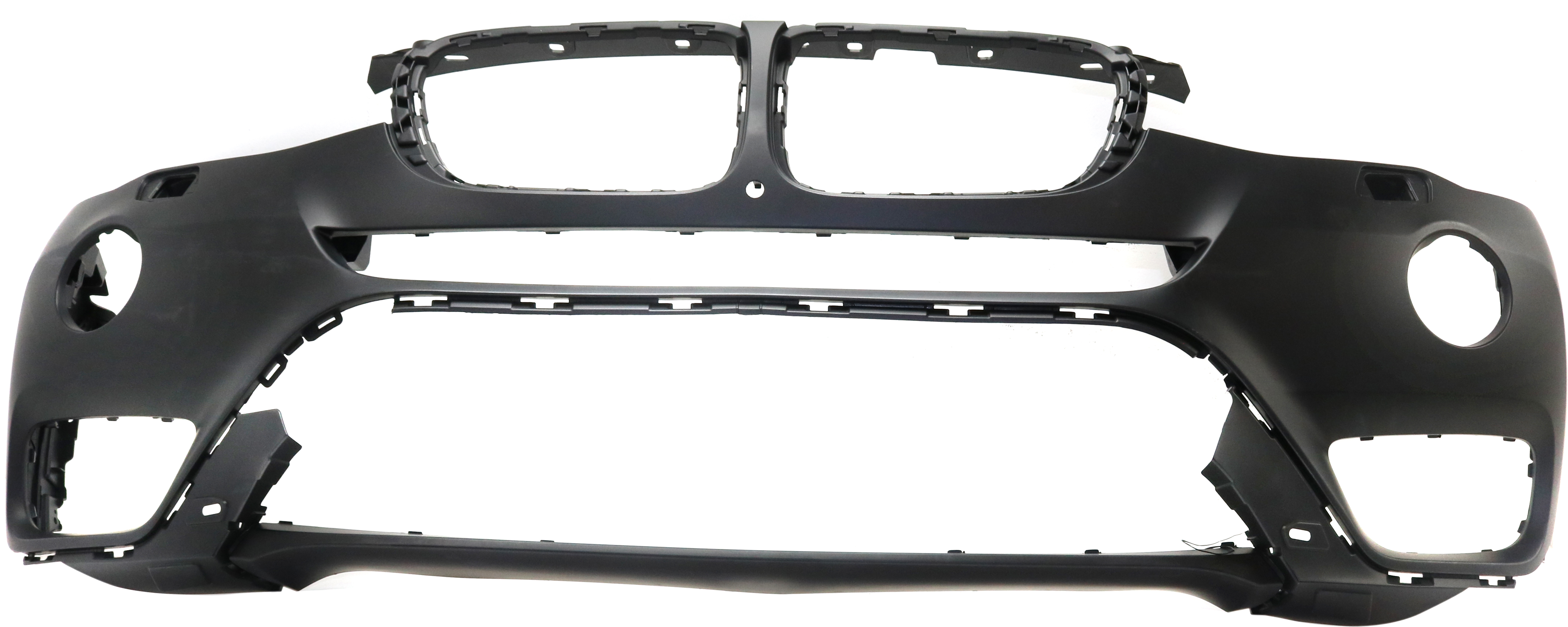 AM X3-15-17 FRONT BUMPER COVER Primed w o M Package w Fog Light Holes Surround View Park Assist Sensor Holes SKU RB01030030P Partslink BM1000354 OEM 51117389903