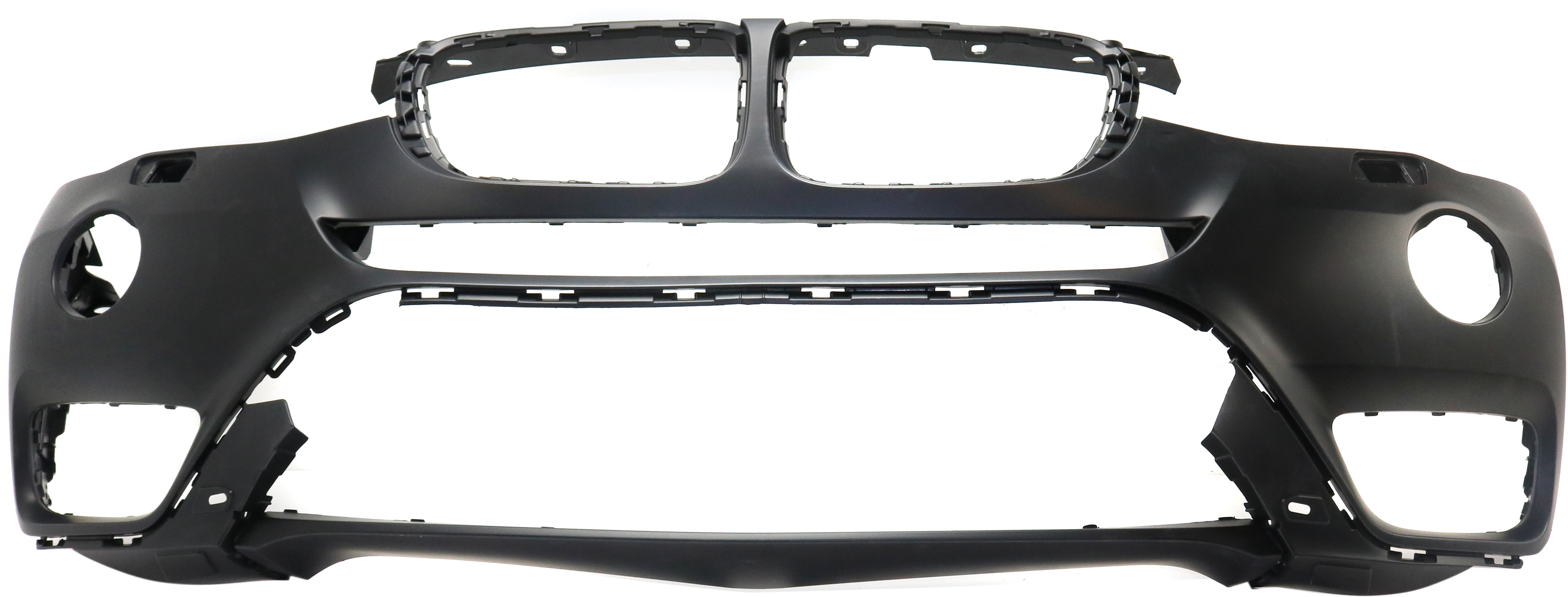 AM X3-15-17 FRONT BUMPER COVER Primed w o M Package w Fog Light Holes w o Surround View w Park Assist Sensor Holes SKU RB01030031P Partslink BM1000353 OEM 51117389899