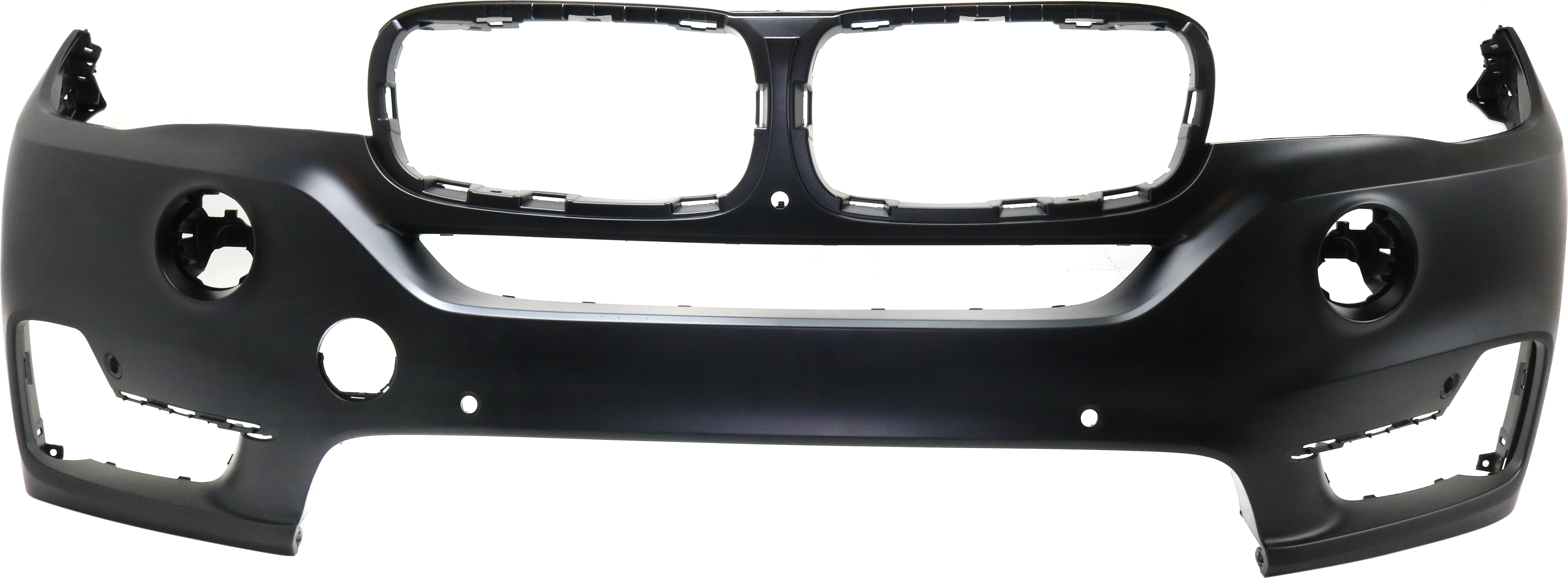 AM X5-14-18 FRONT BUMPER COVER Prmd w o M Sport Pkg w o HLW Led FL Holes Night Vision w IPAS Holes Surround View CAPA SKU RB01030039PQ Partslink BM1000395C OEM 51117378616