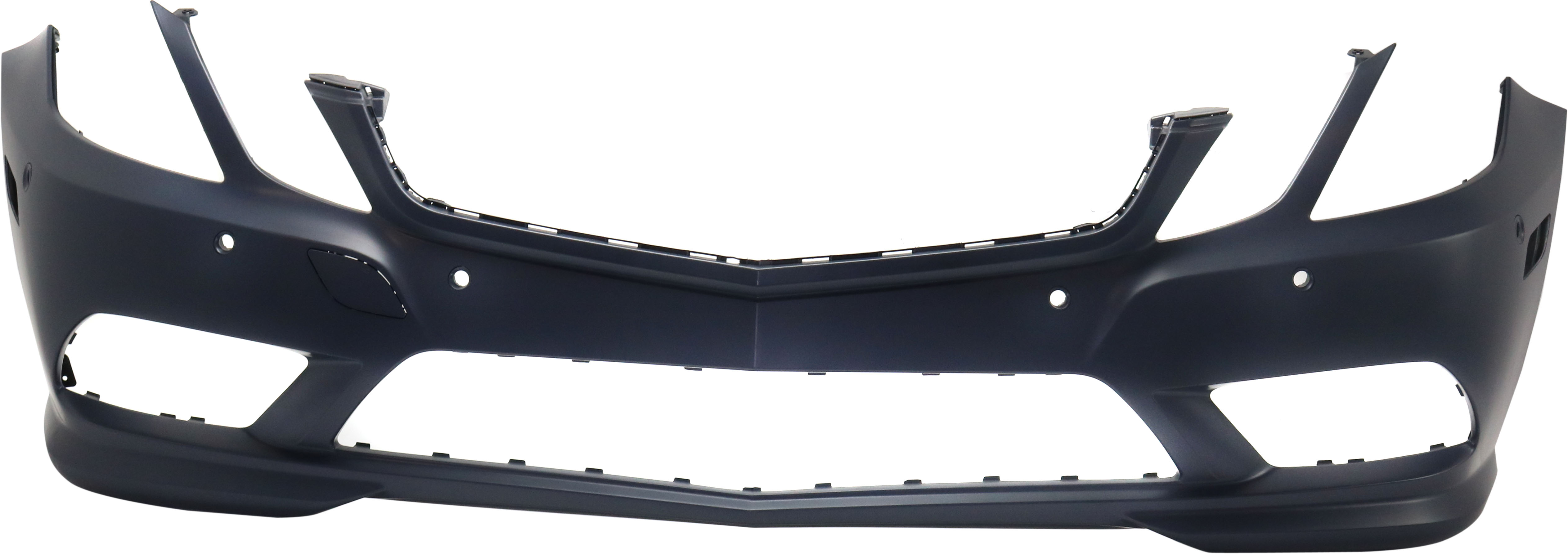 AM E350 E550-10-13 FRONT BUMPER COVER Prmd w AMG Pkg w o HLW Holes w Ptronic Holes Conv 11-13 Cpe SKU RB01030046P Partslink MB1000519 OEM 20788006479999