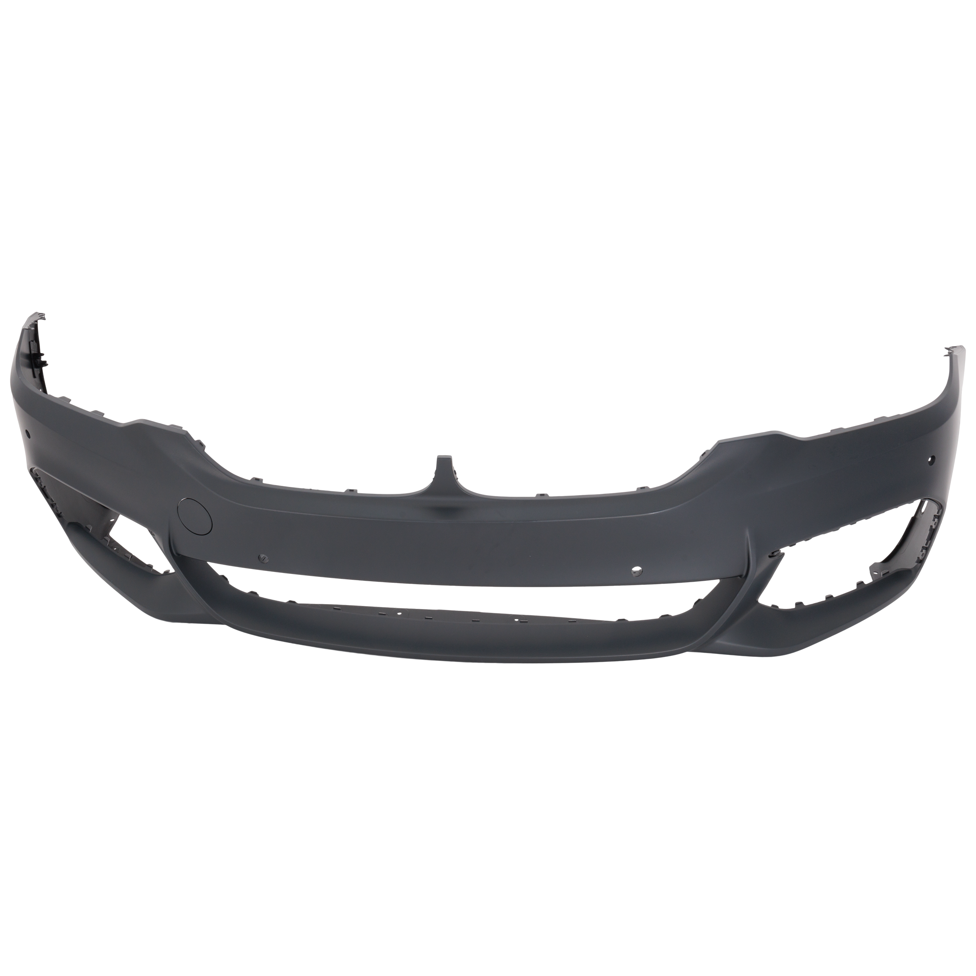 AM 5 SERIES 17-20 FRONT BUMPER COVER Primed w M Pkg w PDC Sensor and Park Assist Sensor Holes w o HLW Holes SKU RB01030058P Partslink BM1000470 OEM 51118069076