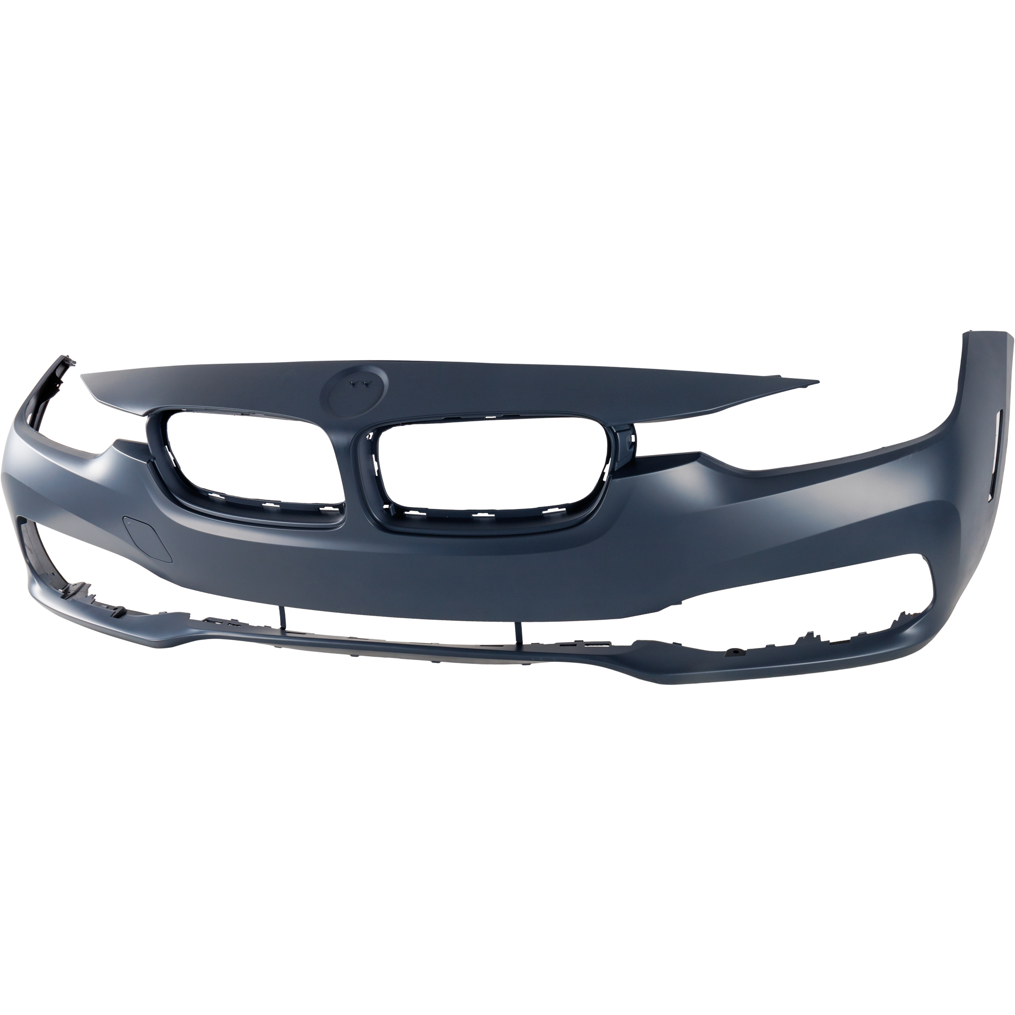 AM 3 SERIES 16-19 FRONT BUMPER COVER Primed Sport Line w o M Sport Pkg w o Headlight Washer Holes Sdn 16-18 Wgn SKU RB01030071P Partslink BM1000455 OEM 51117445137