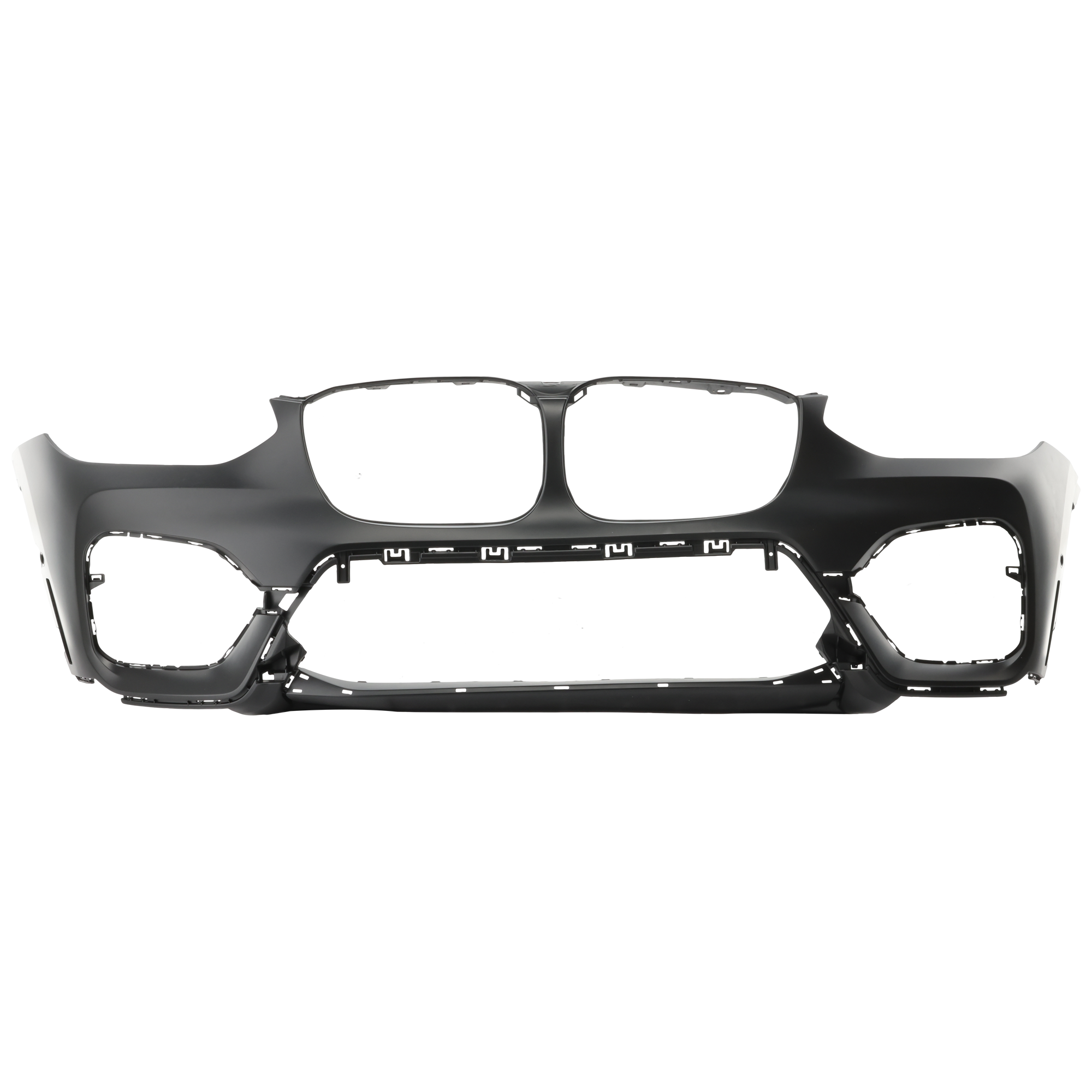 AM X3-18-21 FRONT BUMPER COVER Primed 30I Model Luxury Line w o M Sport Pkg w Park Assist Sensor Holes w o Parking Assistant Plus CAPA SKU RB01030085PQ Partslink BM1000495C OEM 51117488292