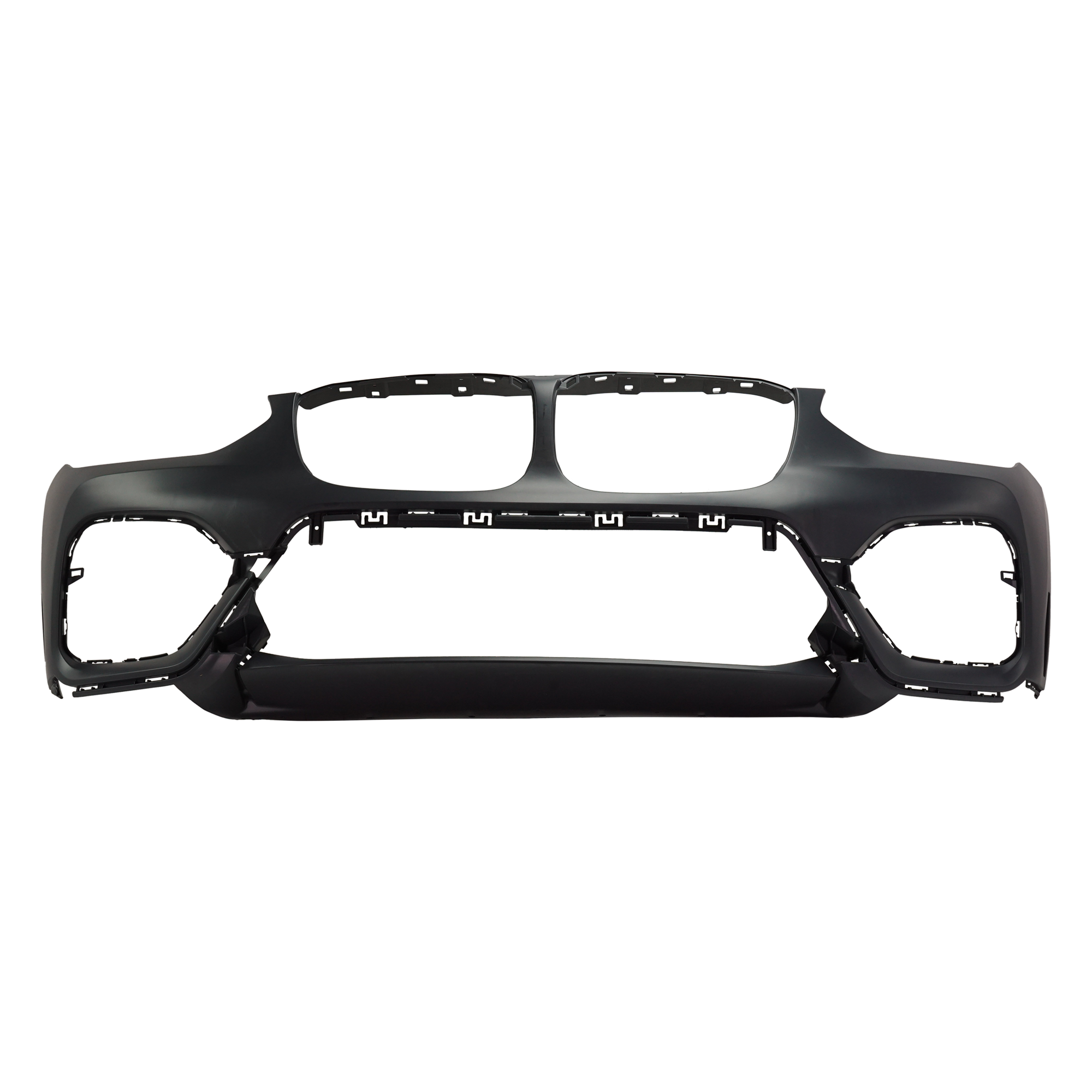 AM X3-18-21 FRONT BUMPER COVER Primed 30I Model XLine w o M Sport Pkg w o Park Assist Sensor Holes CAPA SKU RB01030087PQ Partslink BM1000491C OEM 51117484781
