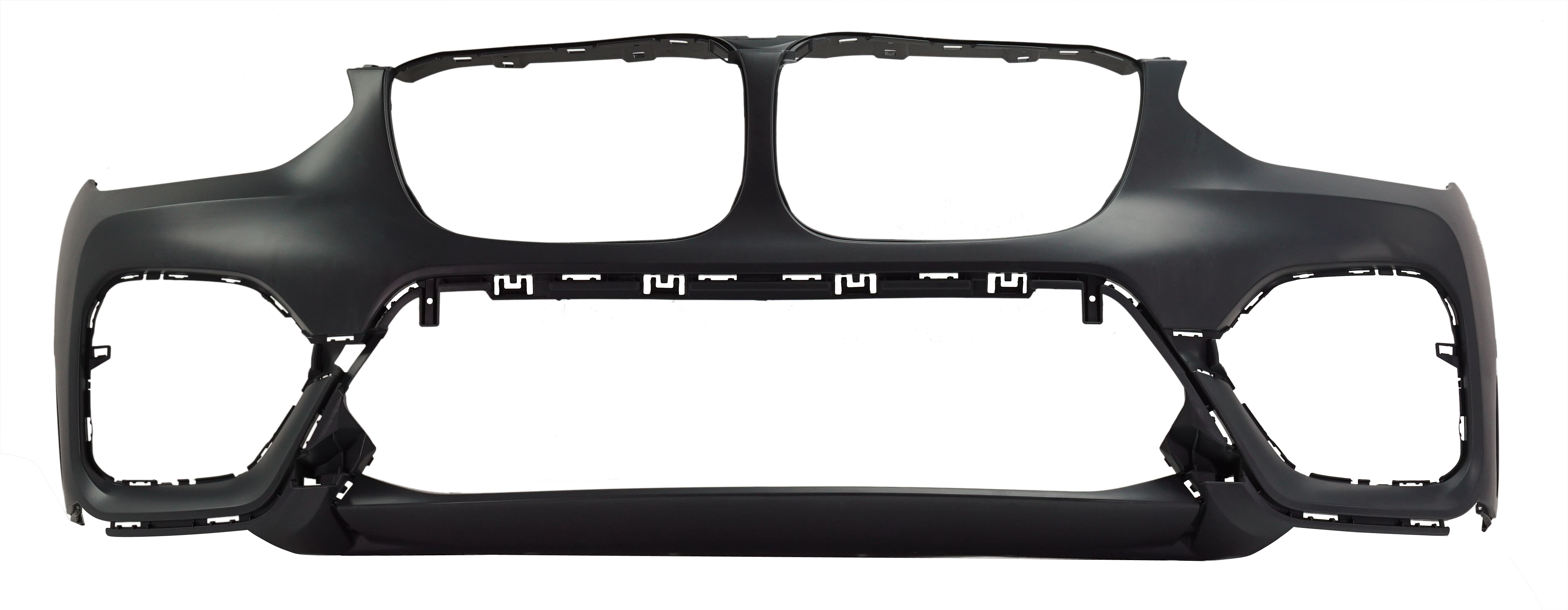 AM X3-18-21 FRONT BUMPER COVER Primed 30I Model XLine w o M Sport Pkg w Park Assist Sensor Holes w o Park Assistant Plus SKU RB01030088P Partslink BM1000492 OEM 51117484782