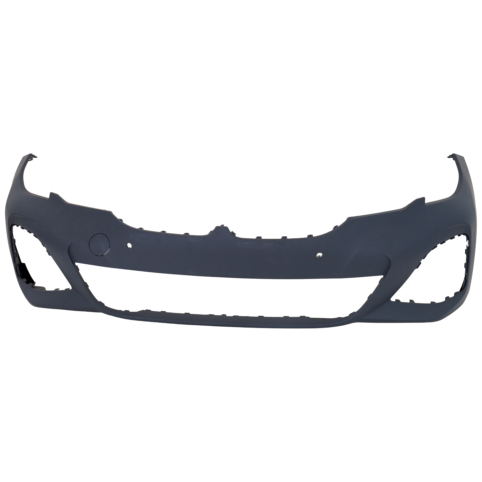 AM 330I 19-22 M340I 20-22 FRONT BUMPER COVER Primed Sedan w M Sport Pkg w PDC Sensor Holes w o Park Assist Sensor Holes SKU RB01030091P Partslink BM1000516 OEM 51118099899
