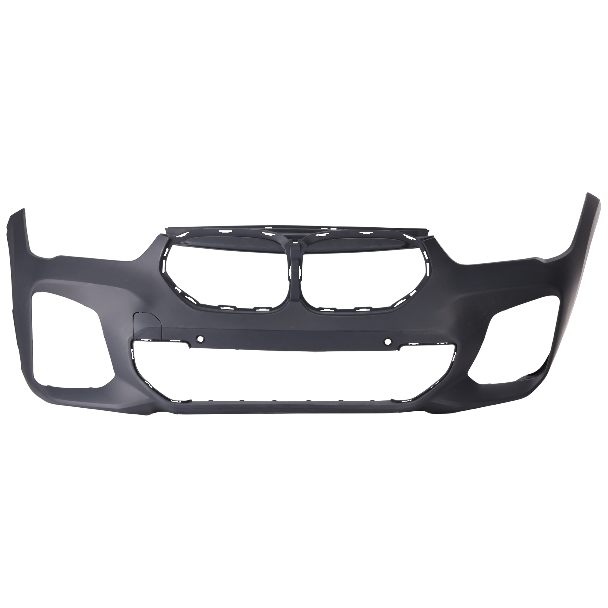 AM X1-20-22 FRONT BUMPER COVER Primed w M Pkg w o HLW and Park Assist Sensor Holes SKU RB01030100P Partslink BM1000523 OEM 51119883764