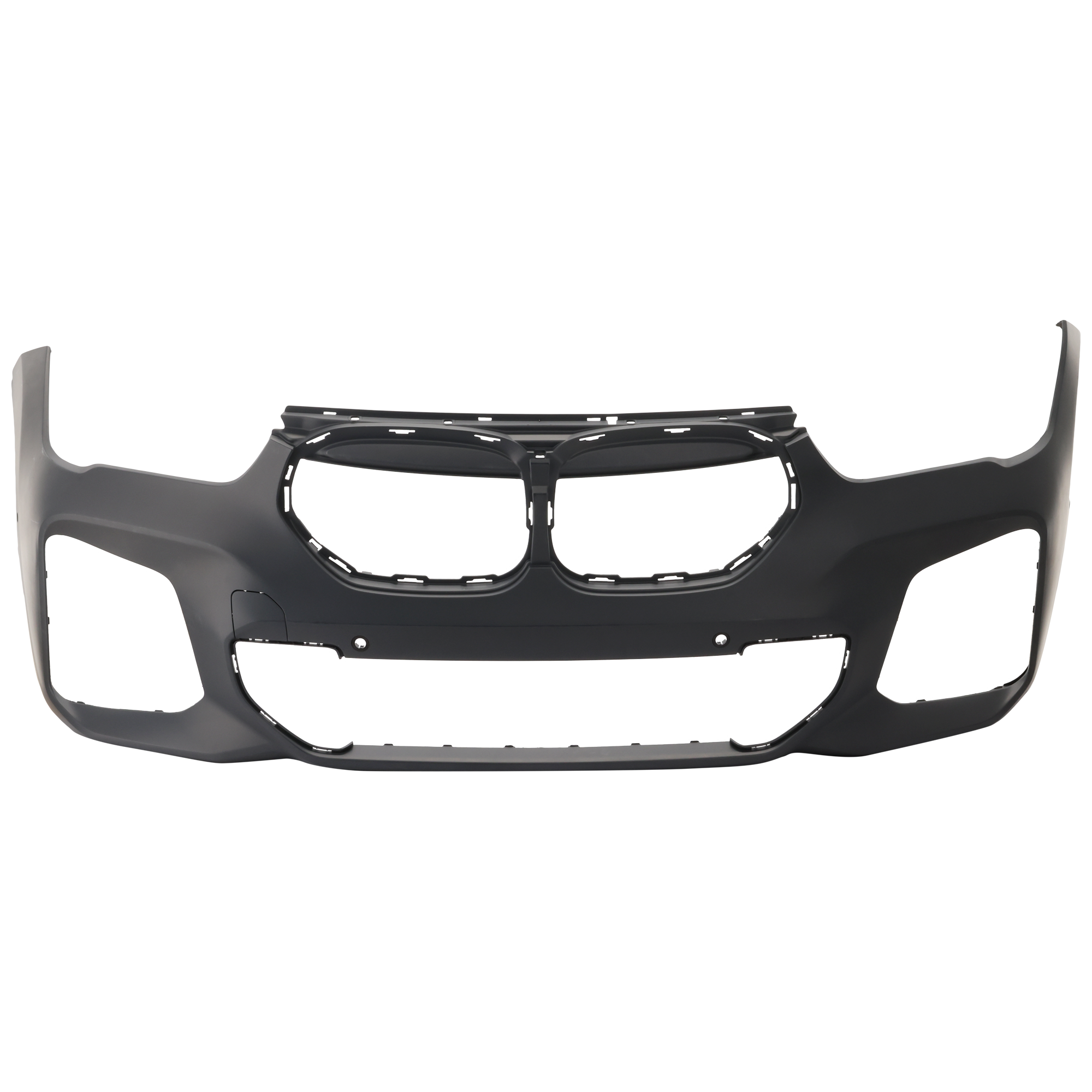 AM X1-20-22 FRONT BUMPER COVER Primed w M Pkg w o HLW Holes w Park Assist Sensor Holes SKU RB01030101P Partslink BM1000524 OEM 51119883765
