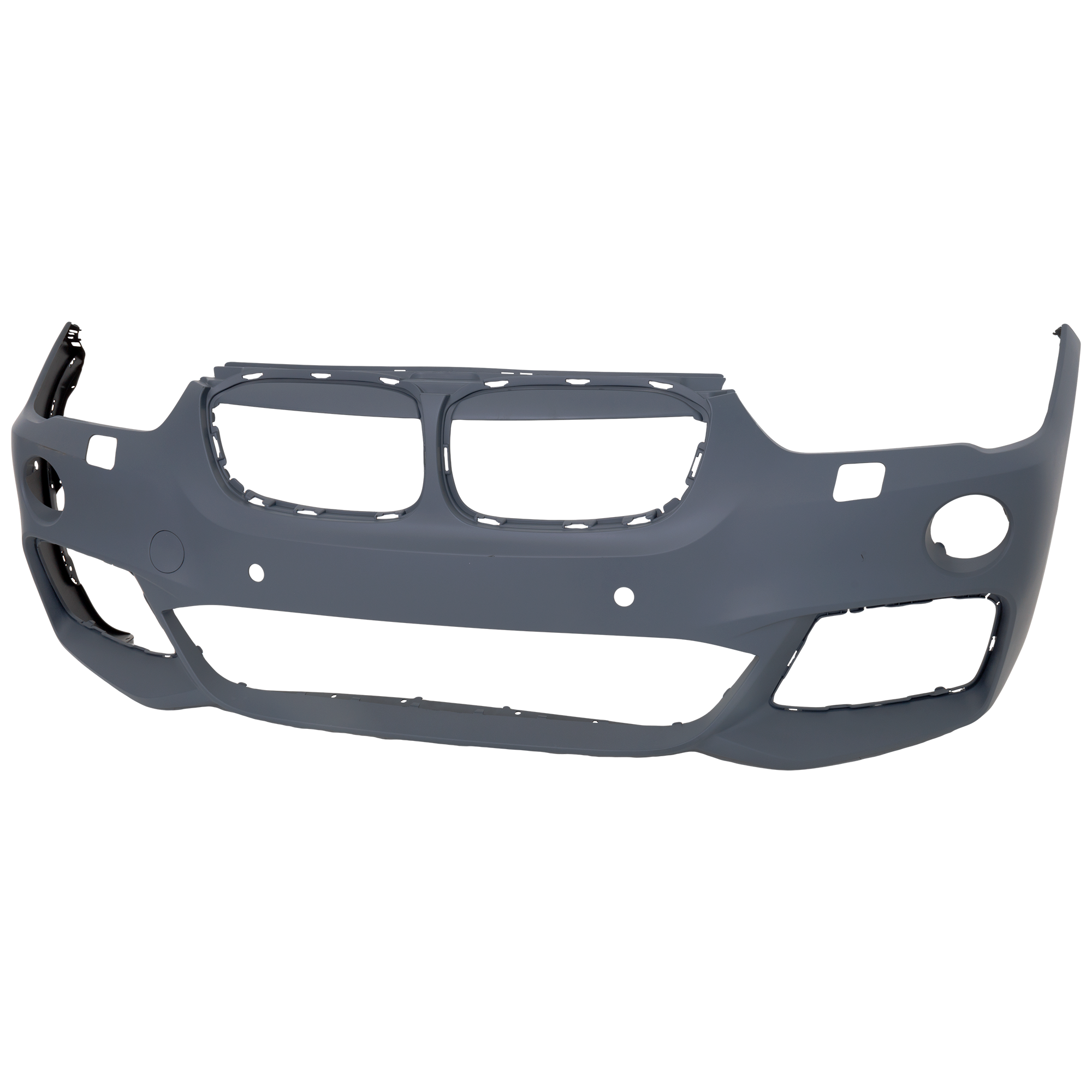 AM X1-17-19 FRONT BUMPER COVER Lower Primed w M Pkg w HLW and PDC Sensor Holes SKU RB01030119P Partslink BM1000539 OEM 51118072773