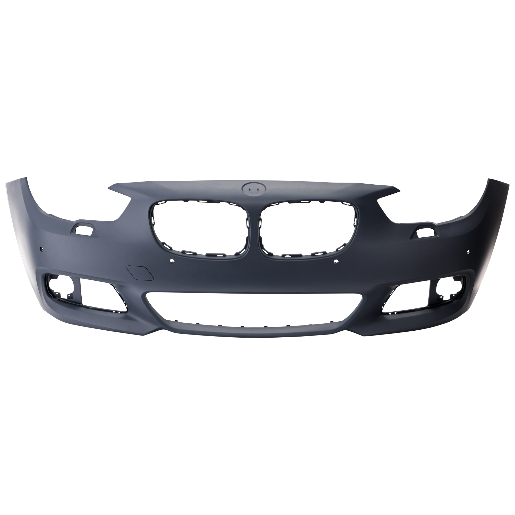 AM 5 SERIES GT 10-17 FRONT BUMPER COVER Primed w M Package Side View Camera Park Assist Sensor Holes and Headlight Washer Holes SKU RB01030127P Partslink BM1000466 OEM 51118055054