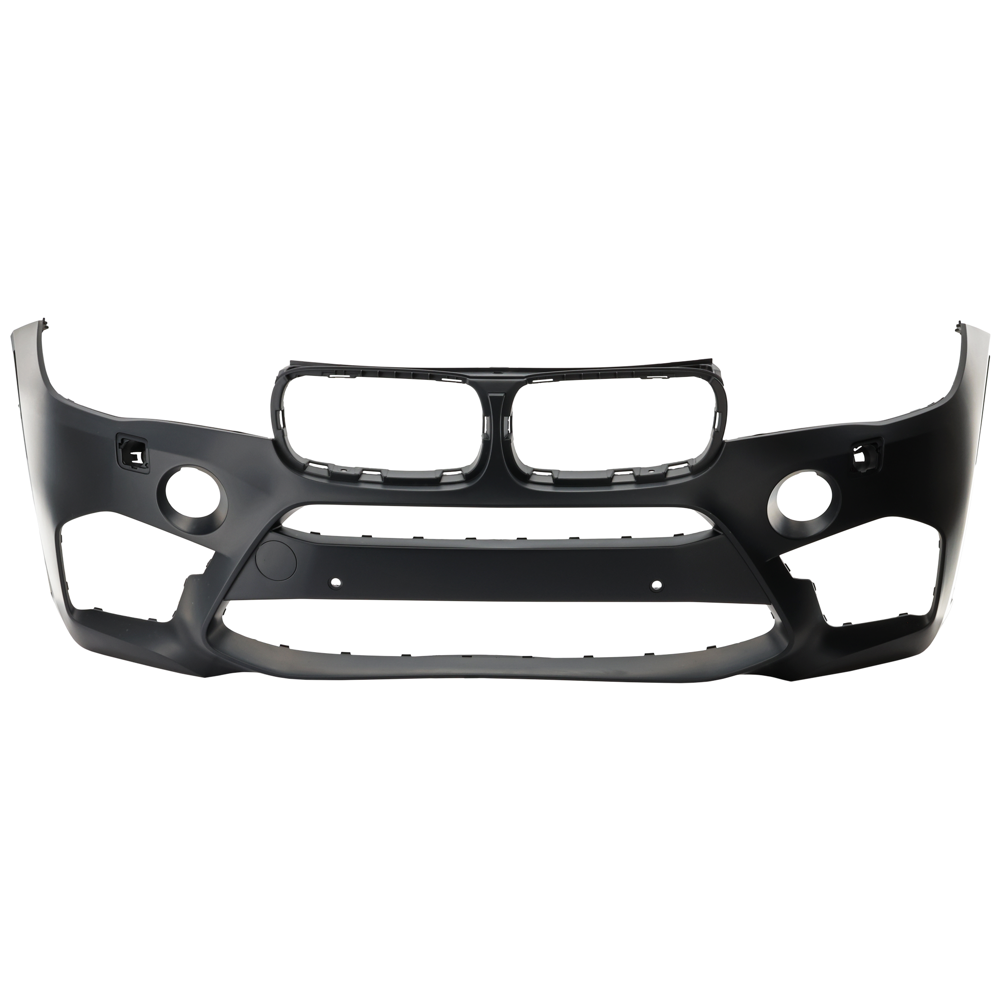 AM X5-15-18 FRONT BUMPER COVER Primed M Model w HLW and PDC Sensor Holes w o Parking Assist Sensor Holes CAPA SKU RB01030132PQ Partslink BM1000434C OEM 51118066732