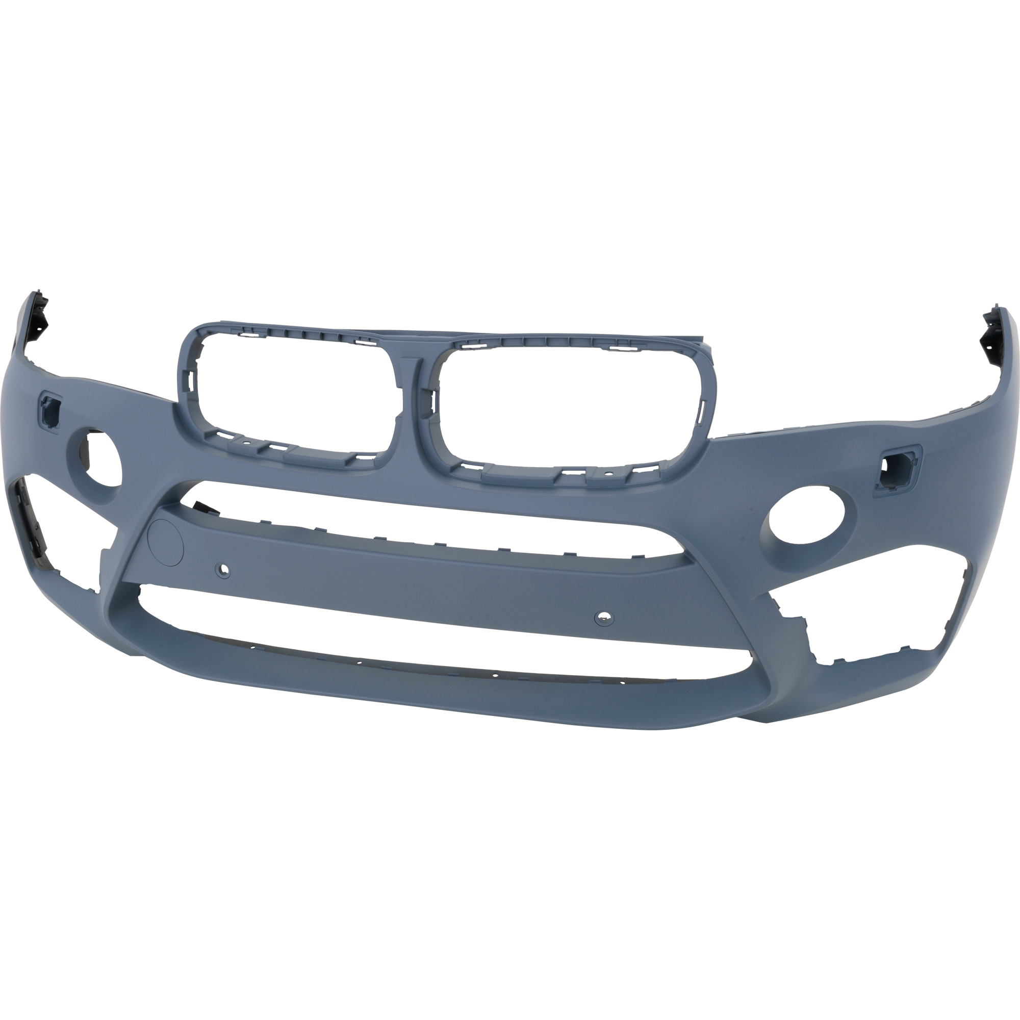 AM X5-15-18 FRONT BUMPER COVER Primed M Model w HLW and PDC Sensor Holes w o Parking Assist Sensor Holes SKU RB01030132P Partslink BM1000434 OEM 51118066732