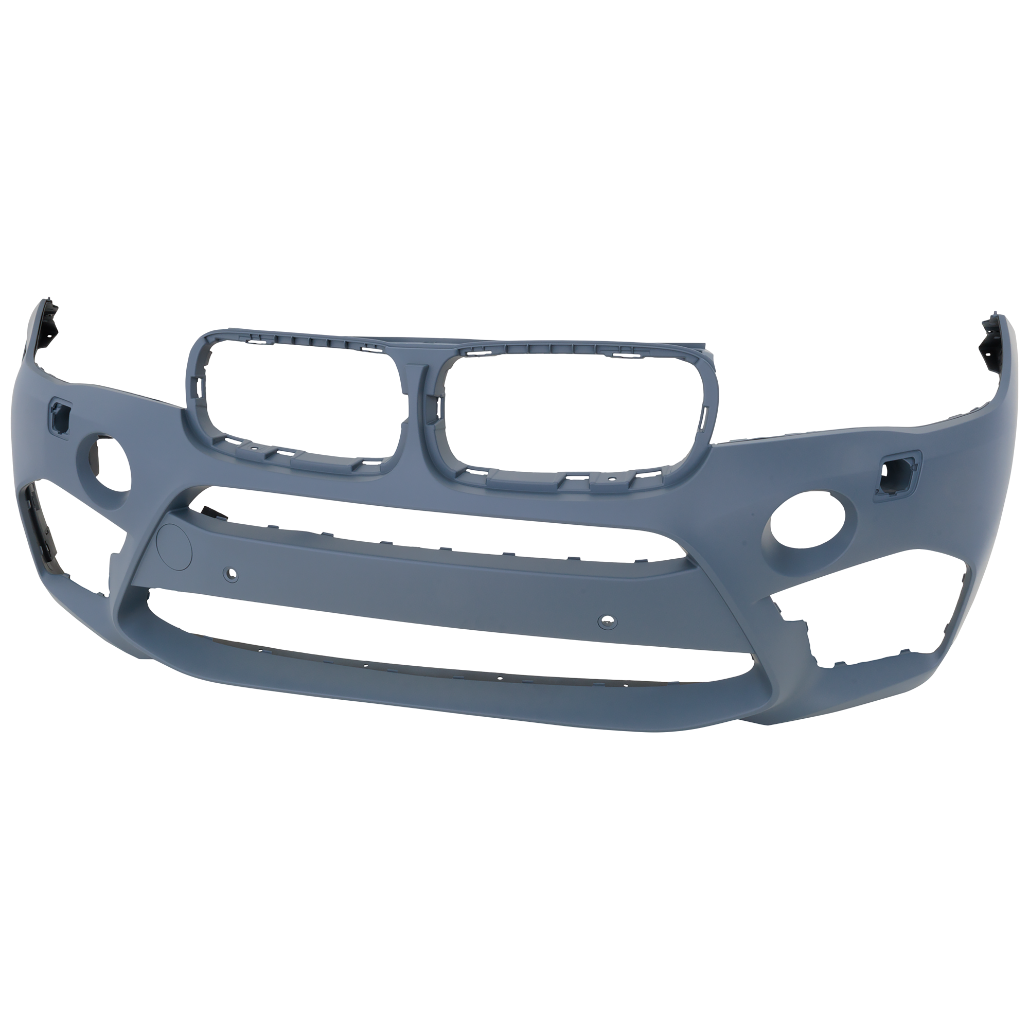 AM X5-15-18 FRONT BUMPER COVER Primed M Model w HLW Parking Assist Sensor and PDC Sensor Holes CAPA SKU RB01030133PQ Partslink BM1000435C OEM 51118066734