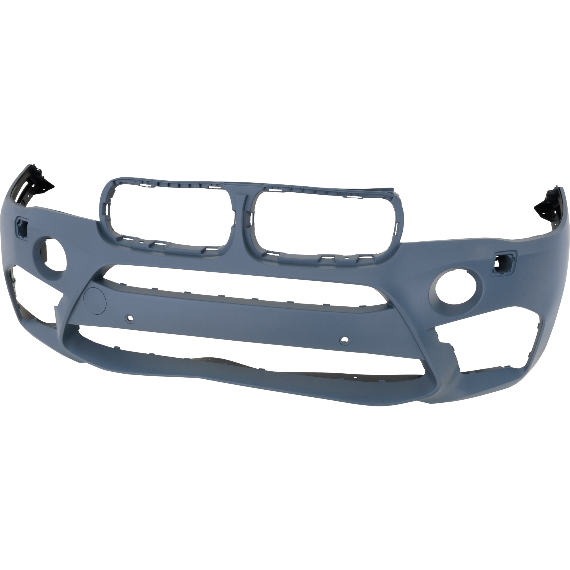 AM X6-15-17 FRONT BUMPER COVER Primed M Model USA Built Vehicle w HLW Holes Park Distance Control w o Park Assist System SKU RB01030136P Partslink BM1000436 OEM 51118056717