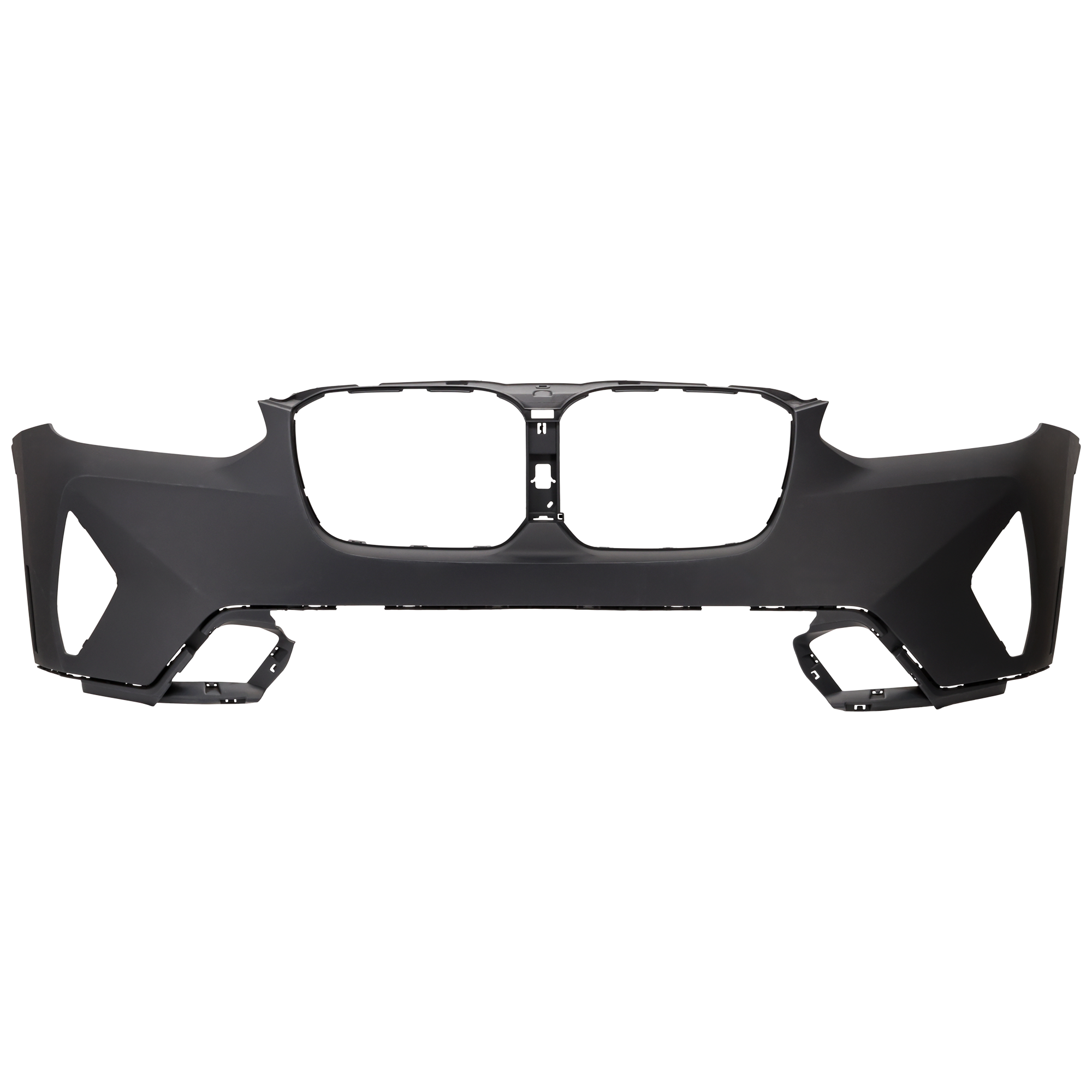 AM X3-22-23 FRONT BUMPER COVER Upper Primed 30I Model w o M Sport Line w o Park Assist Sensor Holes SKU RB01030149P Partslink BM1014104 OEM 51115A45DC6