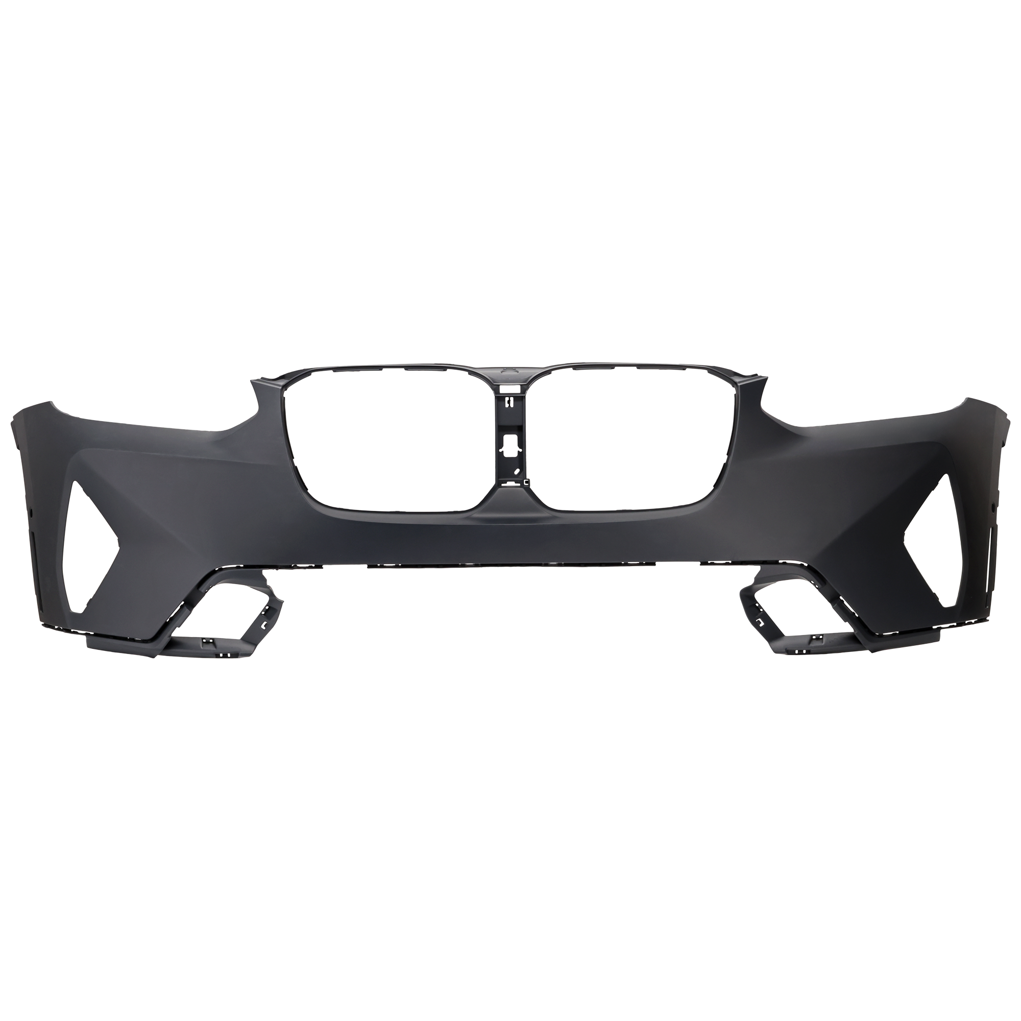 AM X3 X4-22-24 FRONT BUMPER COVER Upper Primed 30I Model w o M Sport Line w Park Assist Sensor Holes SKU RB01030150P Partslink BM1014105 OEM 51115A45DC8