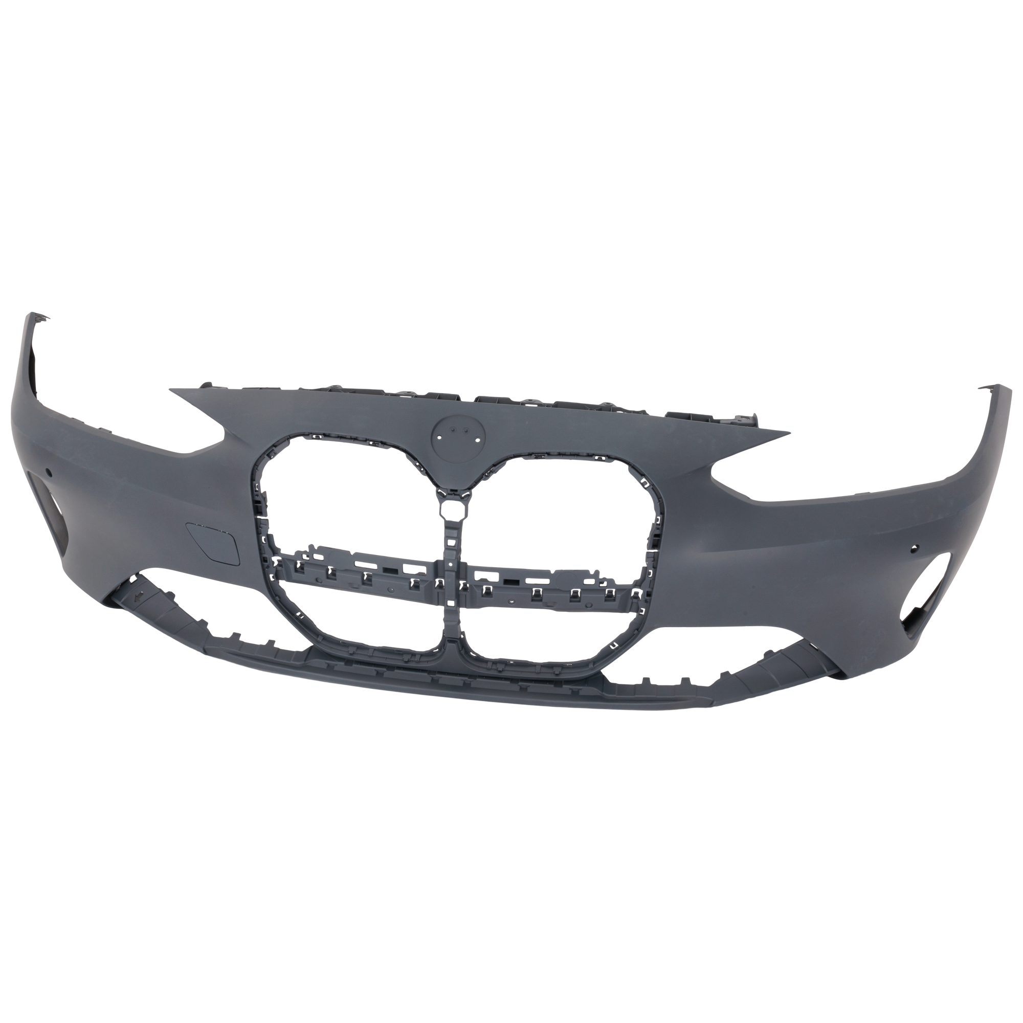AM 430I 430I XDRIVE FRONT BUMPER COVER Primed Sport Line Convertible Coupe w Parking Aid Sensor Holes w o Fog Light Holes SKU RB01030153P Partslink BM1000555 OEM 51119854241