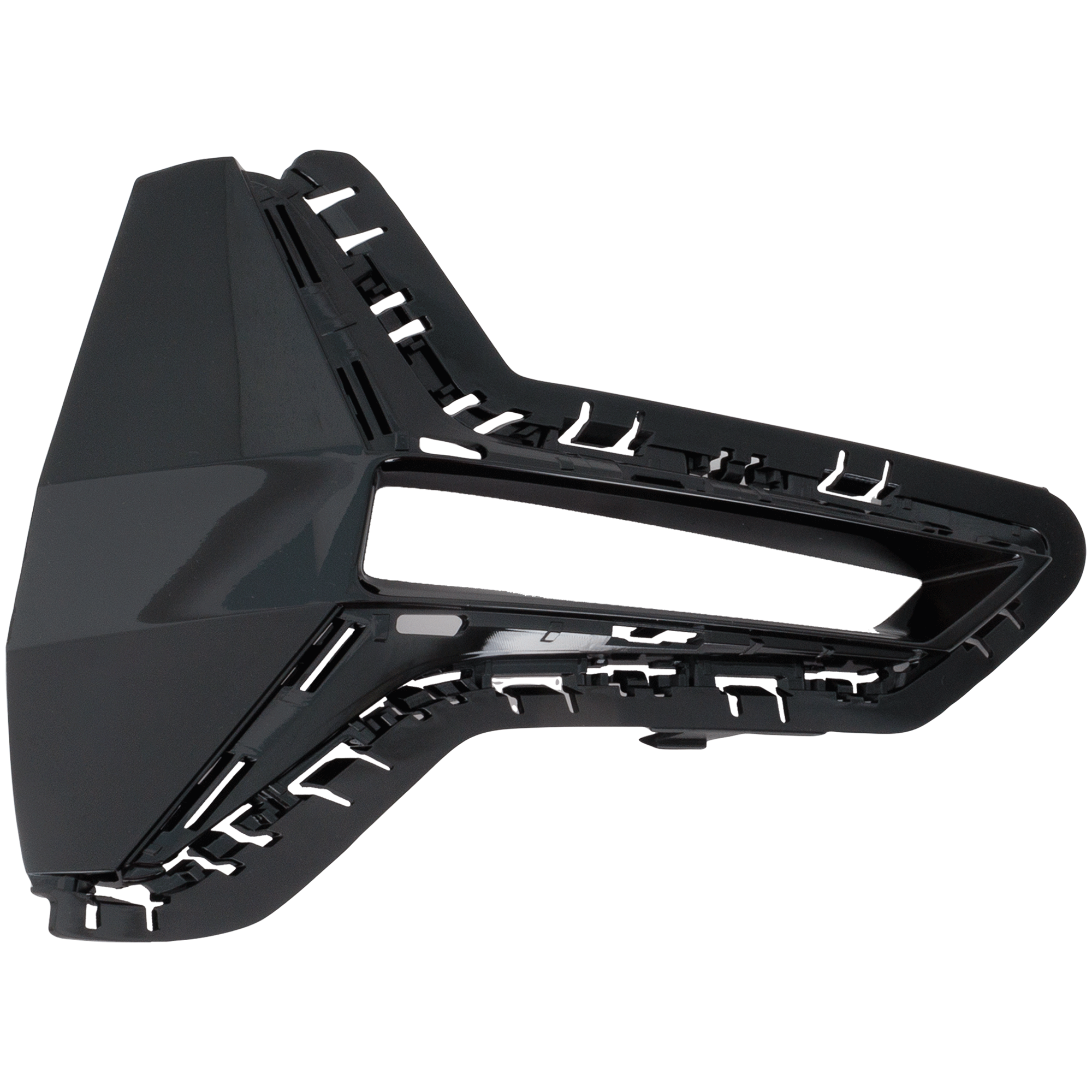 AM 330E 21-22-330I 19-22 FRONT BUMPER GRILLE RH Side Cover Painted Black w o M Sport Package Luxury Line w Fog Light Holes Sedan SKU RB01530077 Partslink BM1039231 OEM 51117464204