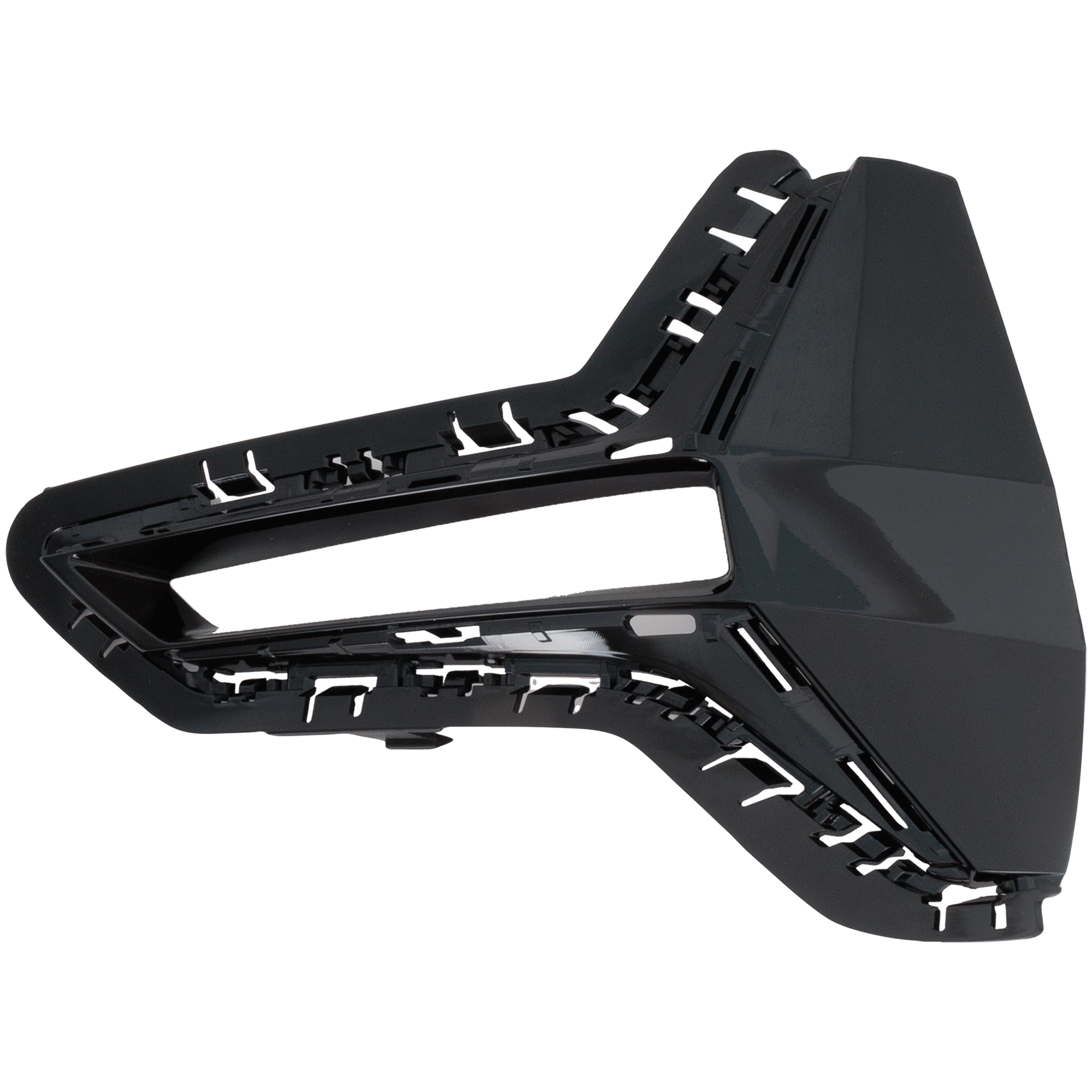 AM 330E 21-22-330I 19-22 FRONT BUMPER GRILLE LH Side Cover Painted Black w o M Sport Package Luxury Line w Fog Light Holes Sedan SKU RB01530078 Partslink BM1038231 OEM 51117464203