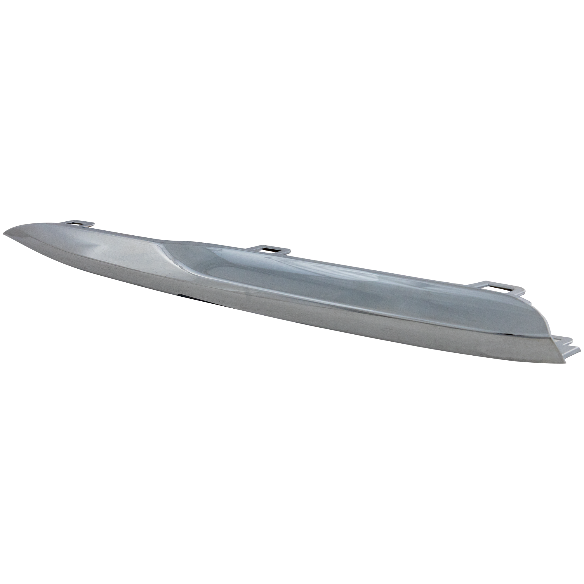 AM 3 SERIES 16-19 FRONT BUMPER GRILLE MOLDING LH Lower Chrome Luxury Line w o M Sport Package 16-18 Sedan Wagon SKU RB01540004 Partslink BM1046139 OEM 51117396841