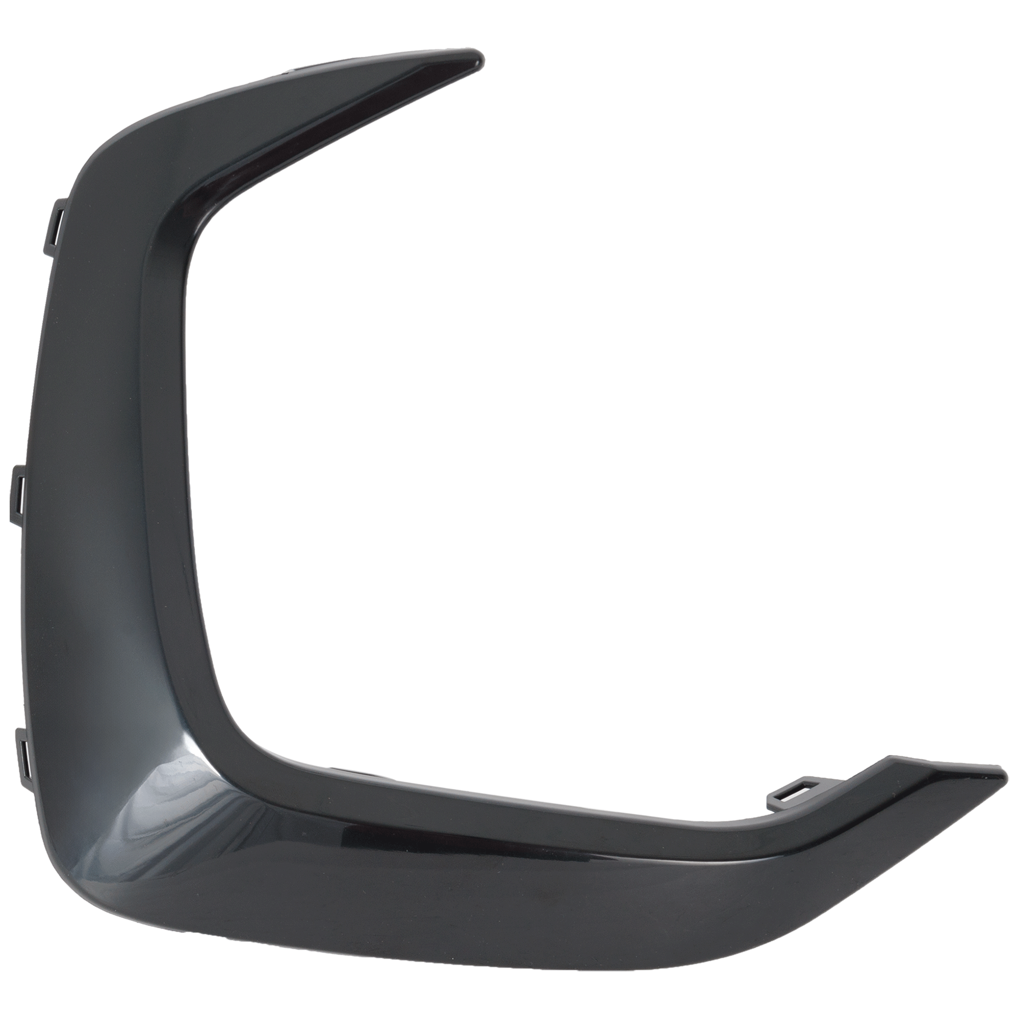 AM 330I 330E 19-22 FRONT BUMPER GRILLE MOLDING LH Gloss Black Sedan w M Sport Package w o Park Distance Control Sensor Holes SKU RB01540006 Partslink BM1038214 OEM 51118079595