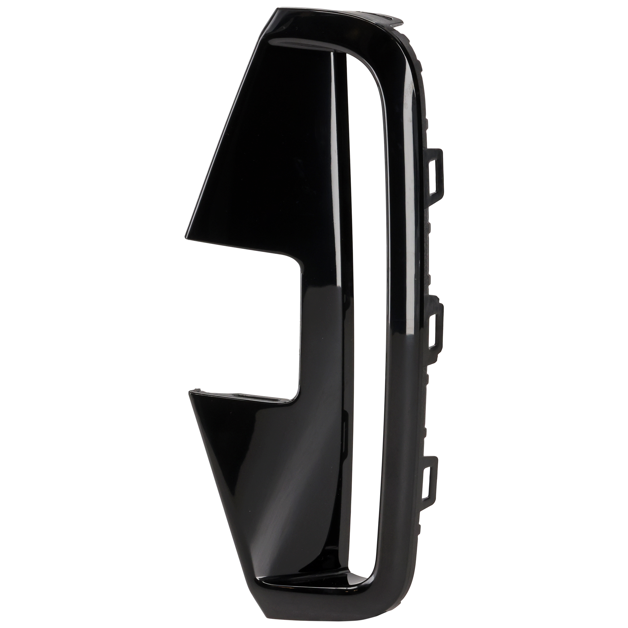 AM 430I M440I 21-24 FRONT BUMPER GRILLE MOLDING LH Plastic Gloss Black w M Sport Package M440i w Shadow Line SKU RB01540014 Partslink BM1046159 OEM 51118077069