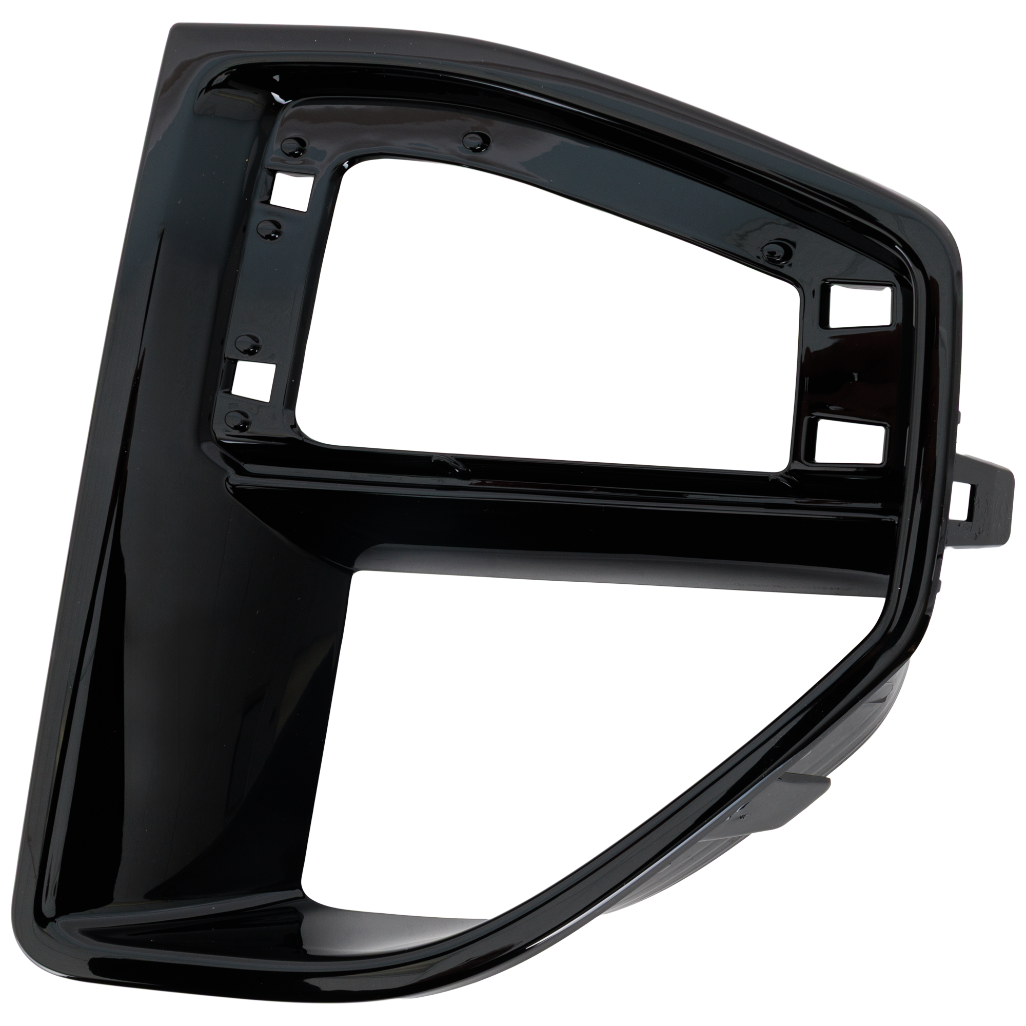 AM X5-19-23 FRONT BUMPER GRILLE MOLDING LH Opening Trim Painted Black w M Sport Package SKU RB01540026 Partslink BM1038248 OEM 51118074269