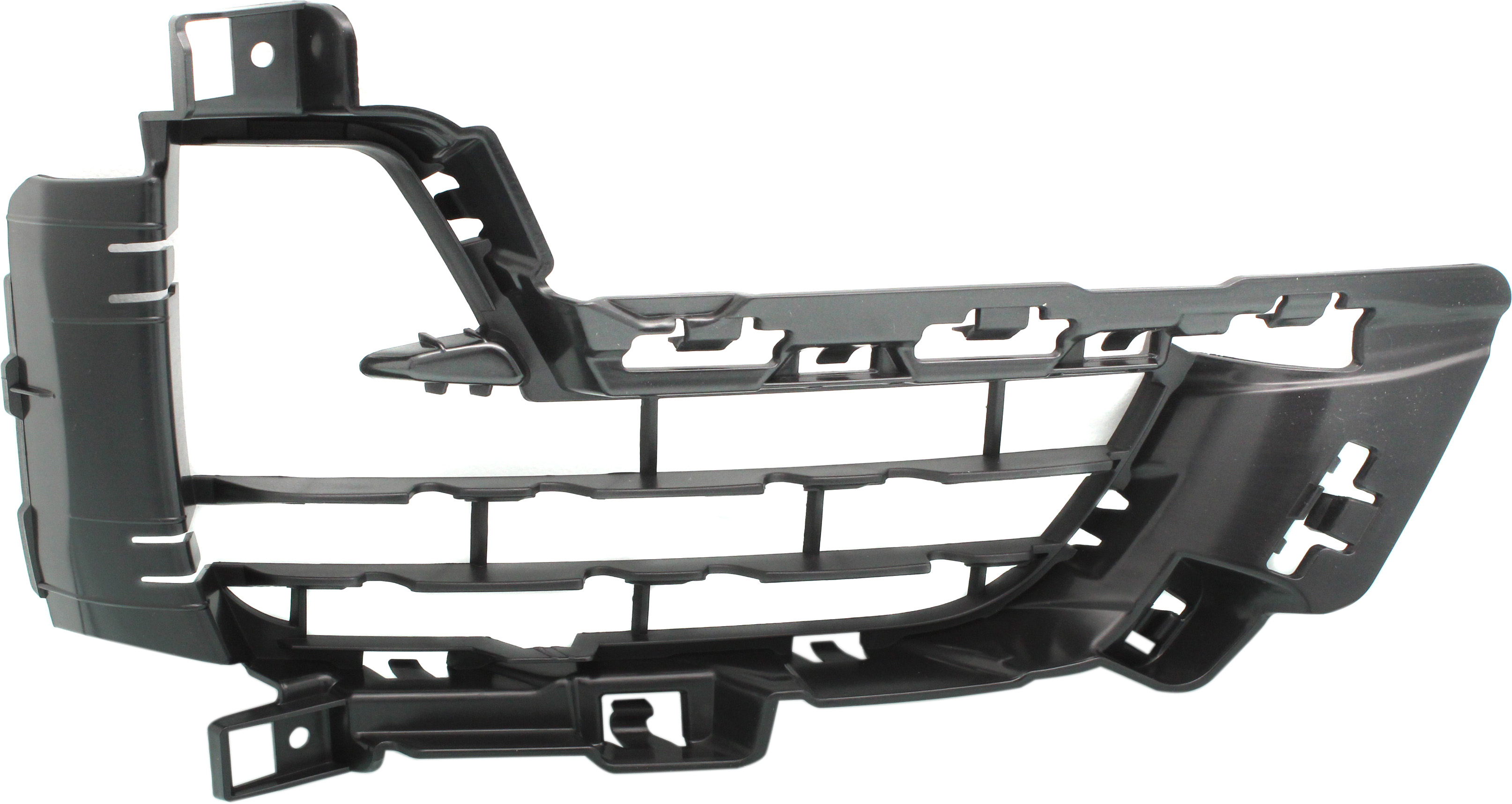 AM X5-14-18 FOG LAMP COVER RH Outer Aluminum Open Grid w o M Sport Line SKU RB01550005 Partslink BM1039149 OEM 51117325494