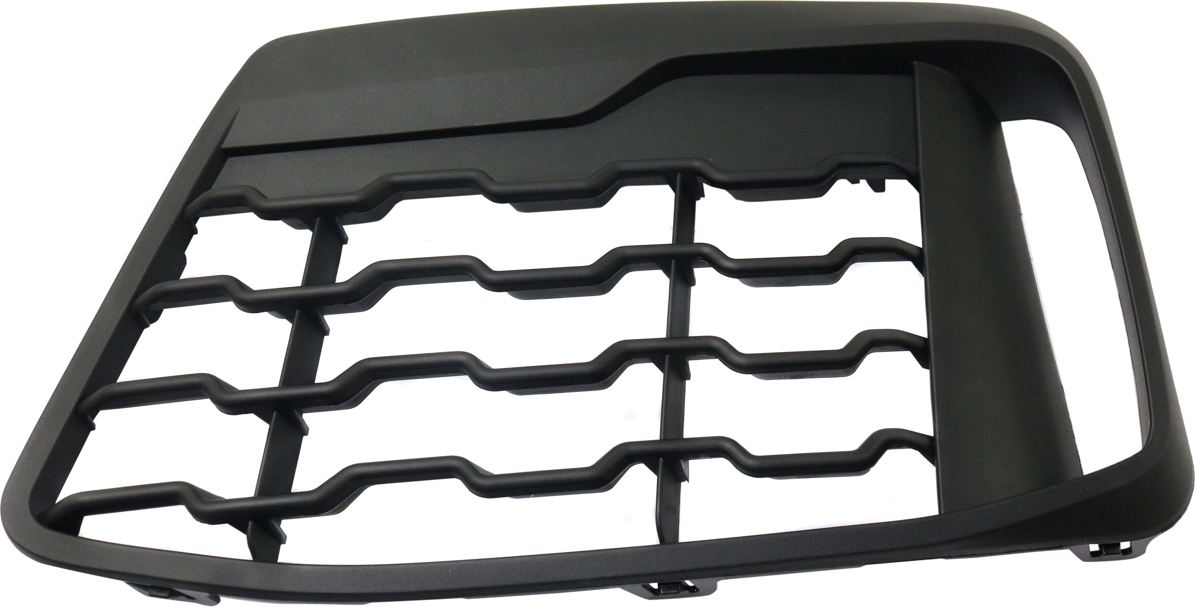 AM X1-17-19 FRONT BUMPER GRILLE LH Primed w M Package w o Park Distance Control Sensor Holes SKU RB01550014 Partslink BM1038175 OEM 51118059889