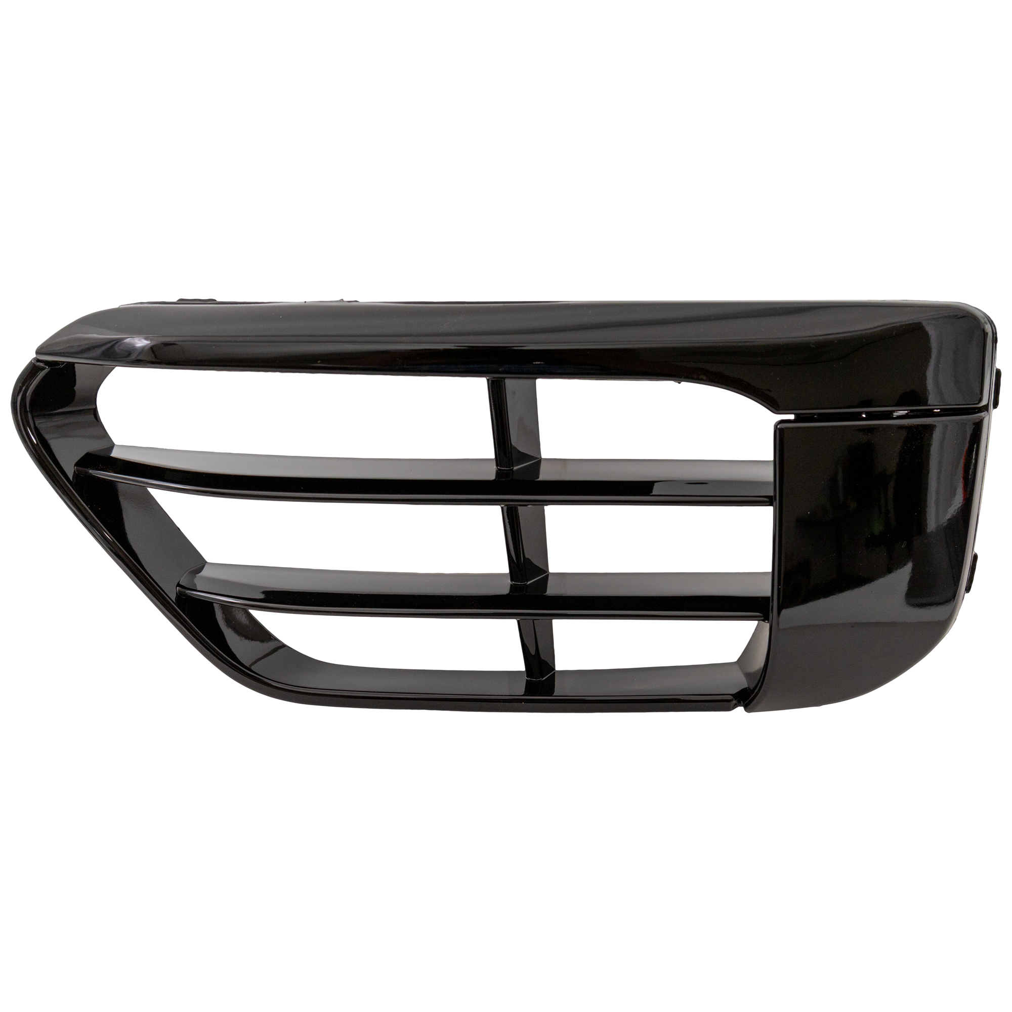 AM X1-16-18 FRONT BUMPER GRILLE LH Gloss Black w o M Package w Park Distance Control Sensor Holes SKU RB01550020 Partslink BM1038202 OEM 51117453983