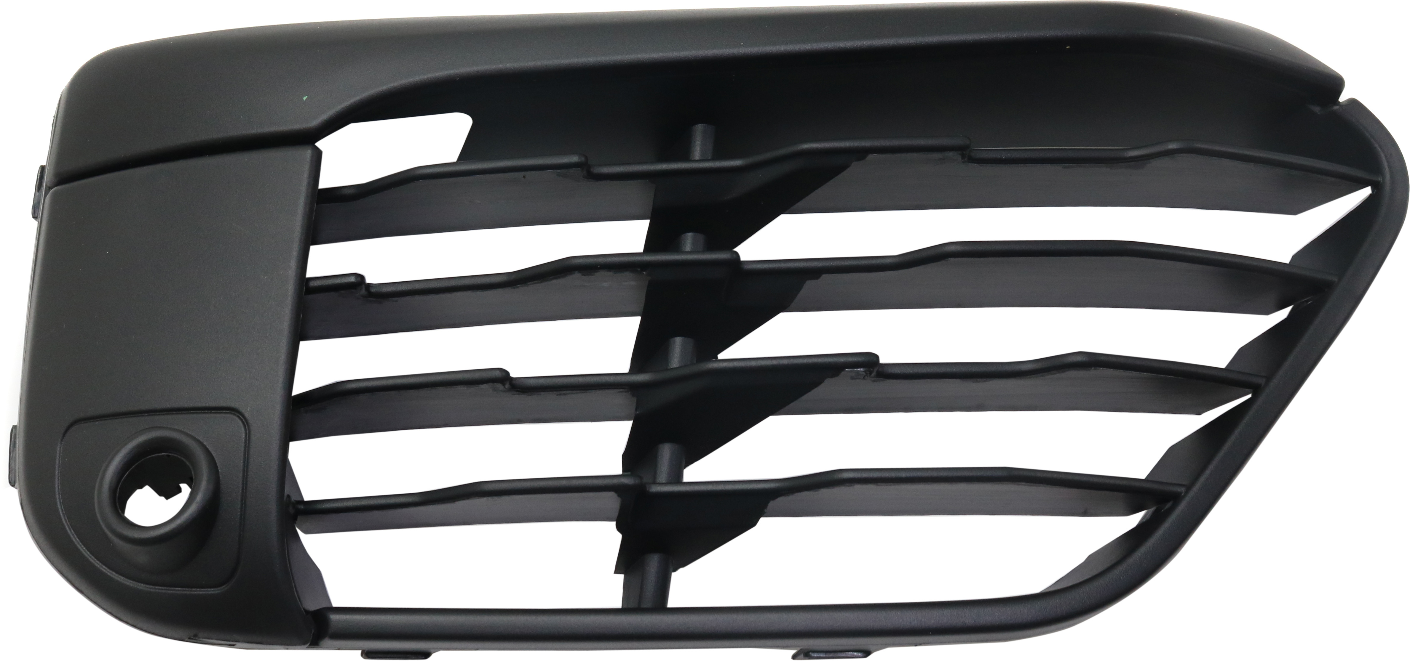 AM X1-16-18 FRONT BUMPER GRILLE RH Textured Black w o M Package w Park Distance Control Sensor Holes SKU RB01550021 Partslink BM1039204 OEM 51117453980