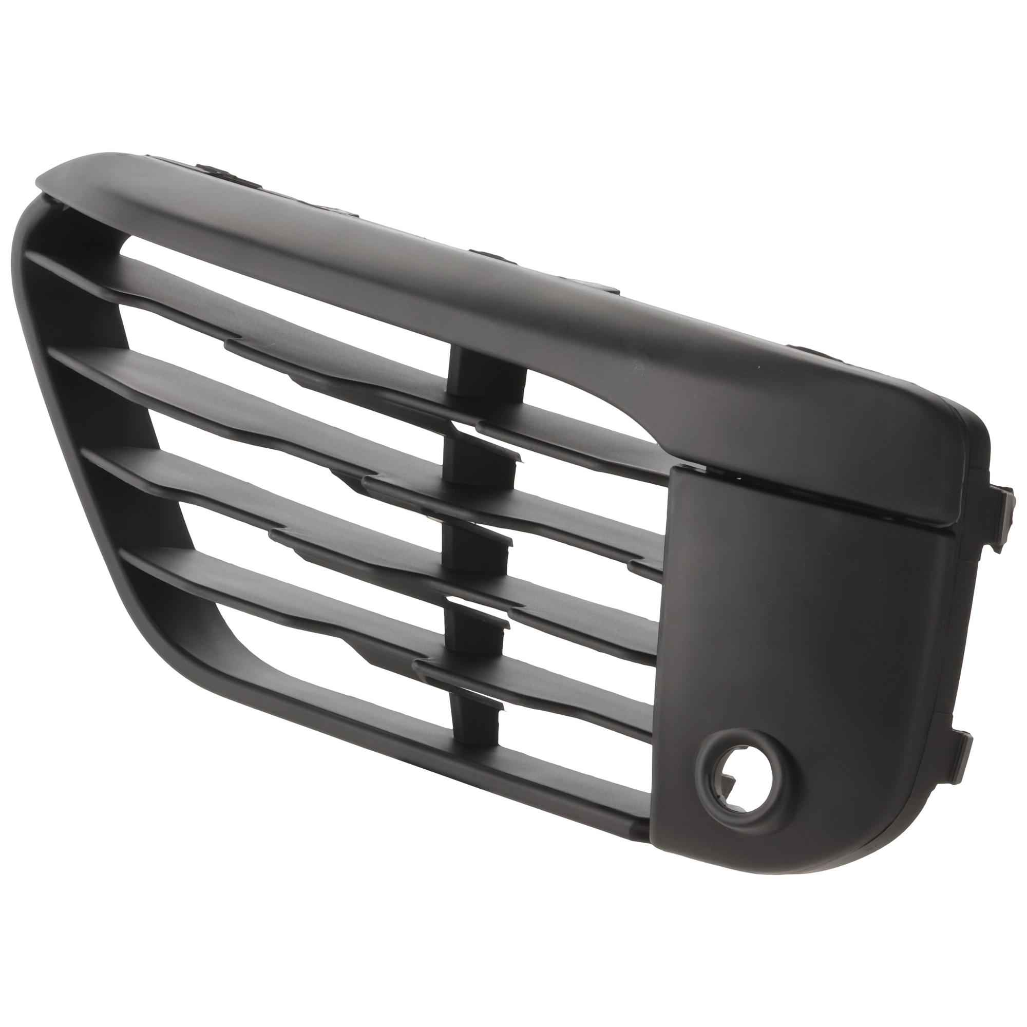AM X1-16-18 FRONT BUMPER GRILLE LH Textured Black w o M Package w Park Distance Control Sensor Holes SKU RB01550022 Partslink BM1038204 OEM 51117453979