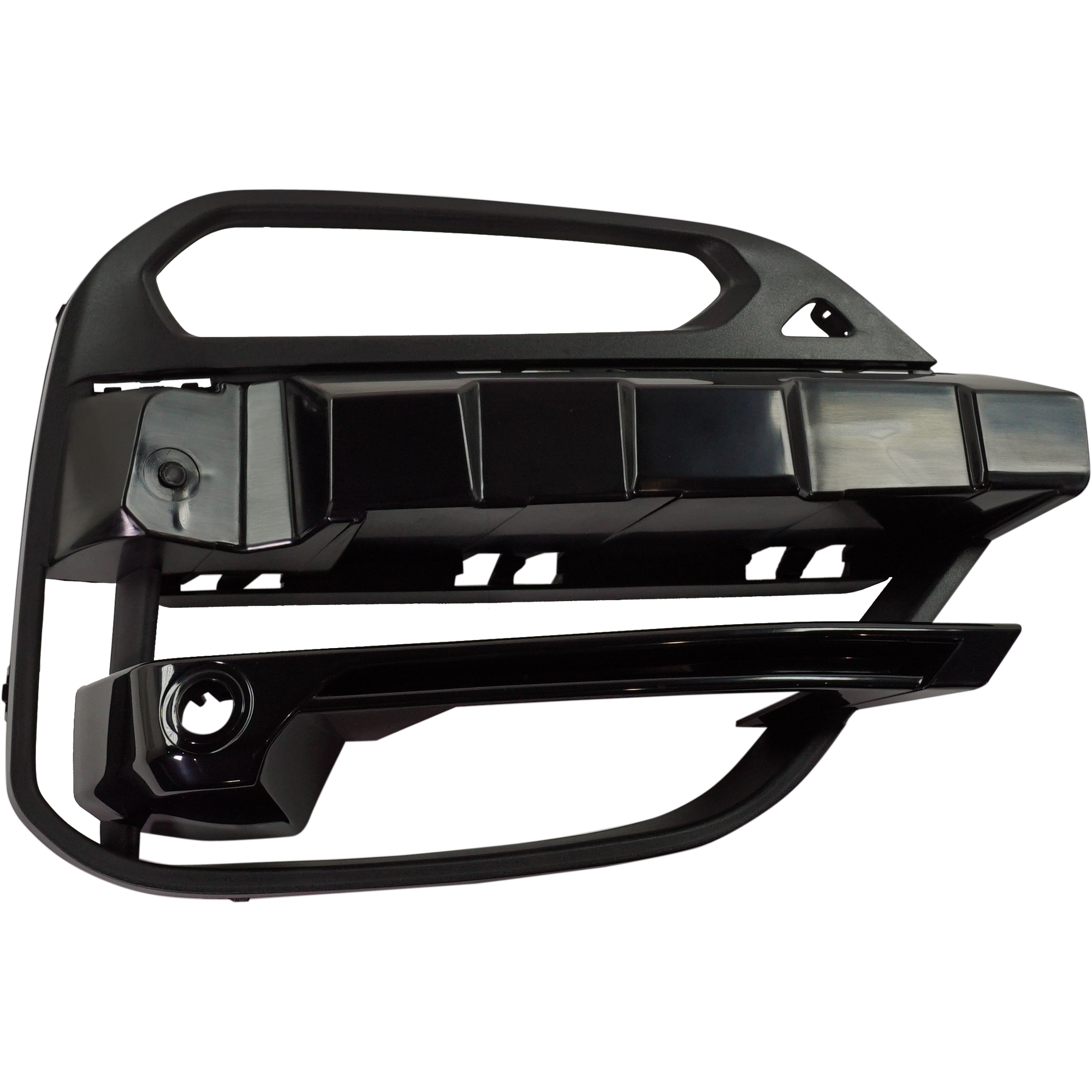 AM X3-18-21 FRONT BUMPER GRILLE RH Gloss Black w o M Sport Package w Park Distance Control Sensor Holes 30I Models SKU RB01550041 Partslink BM1039209 OEM 51117420872