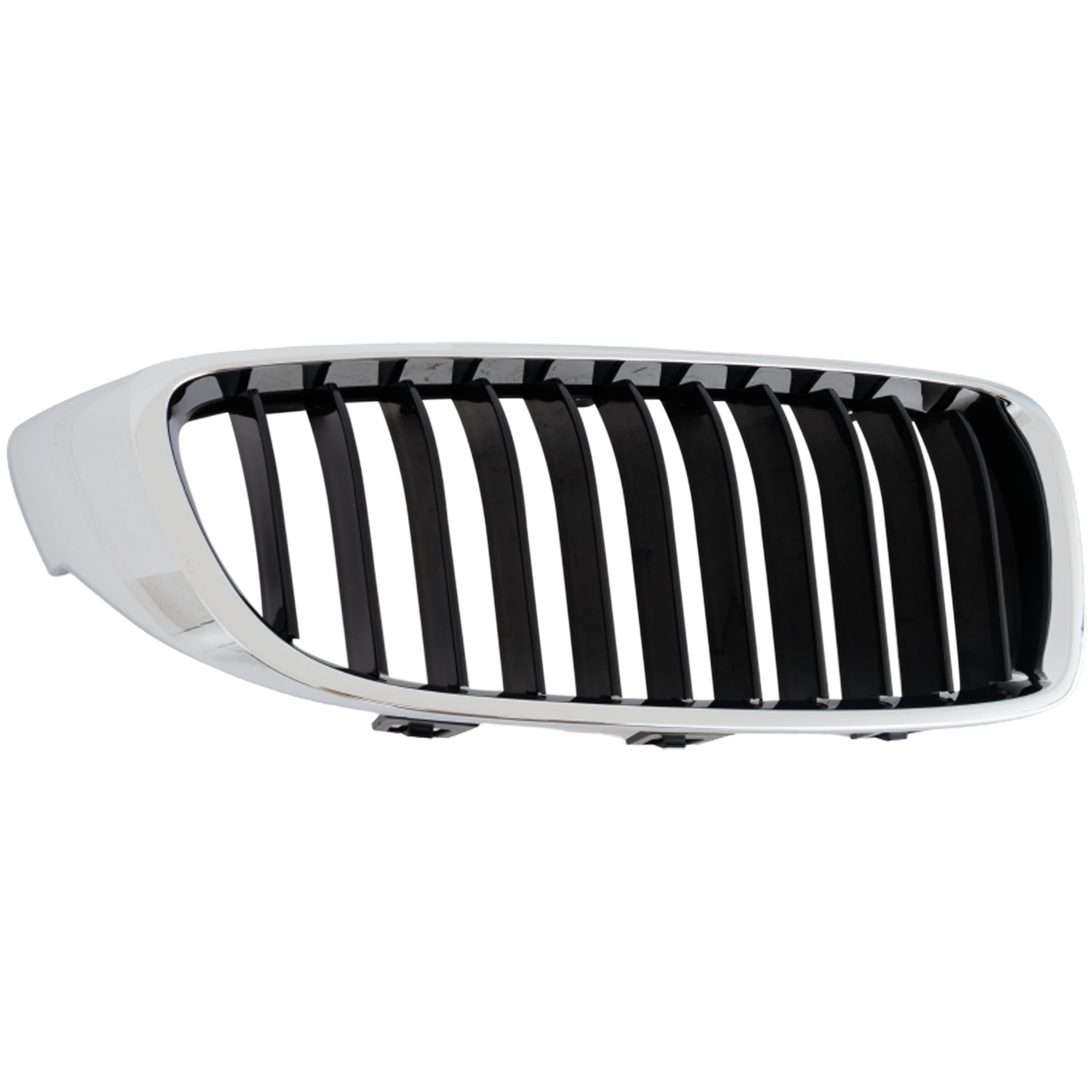 AM 4 SERIES 14-20 GRILLE RH Chrome Shell with Textured Black w Chrome Molding Standard Model SKU RB07010021 Partslink BM1200259 OEM 51137294814