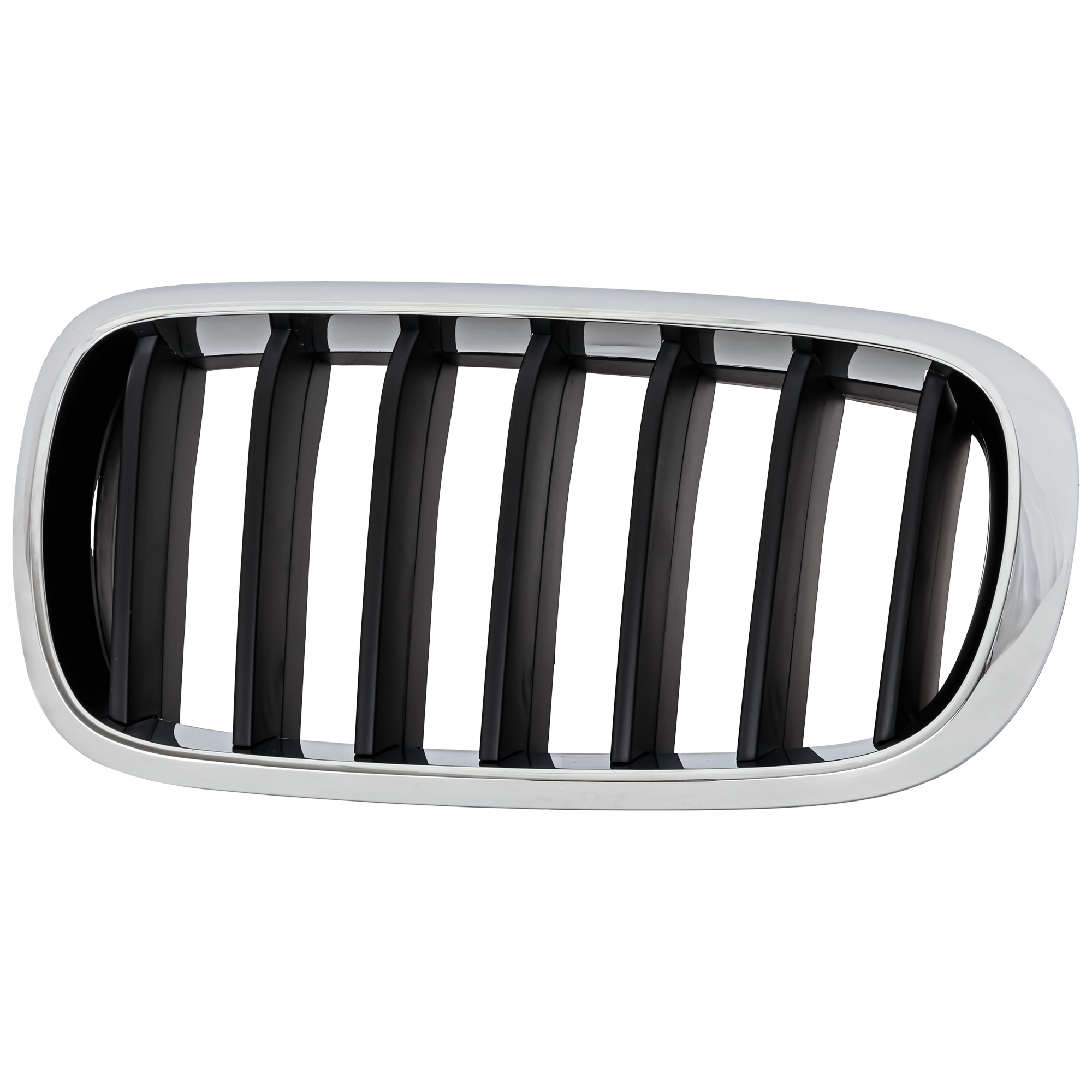 AM X5-14-18 GRILLE LH Chrome Shell with Textured Black Insert Standard Exc. M Model SKU RB07010048 Partslink BM1200268 OEM 51137294485