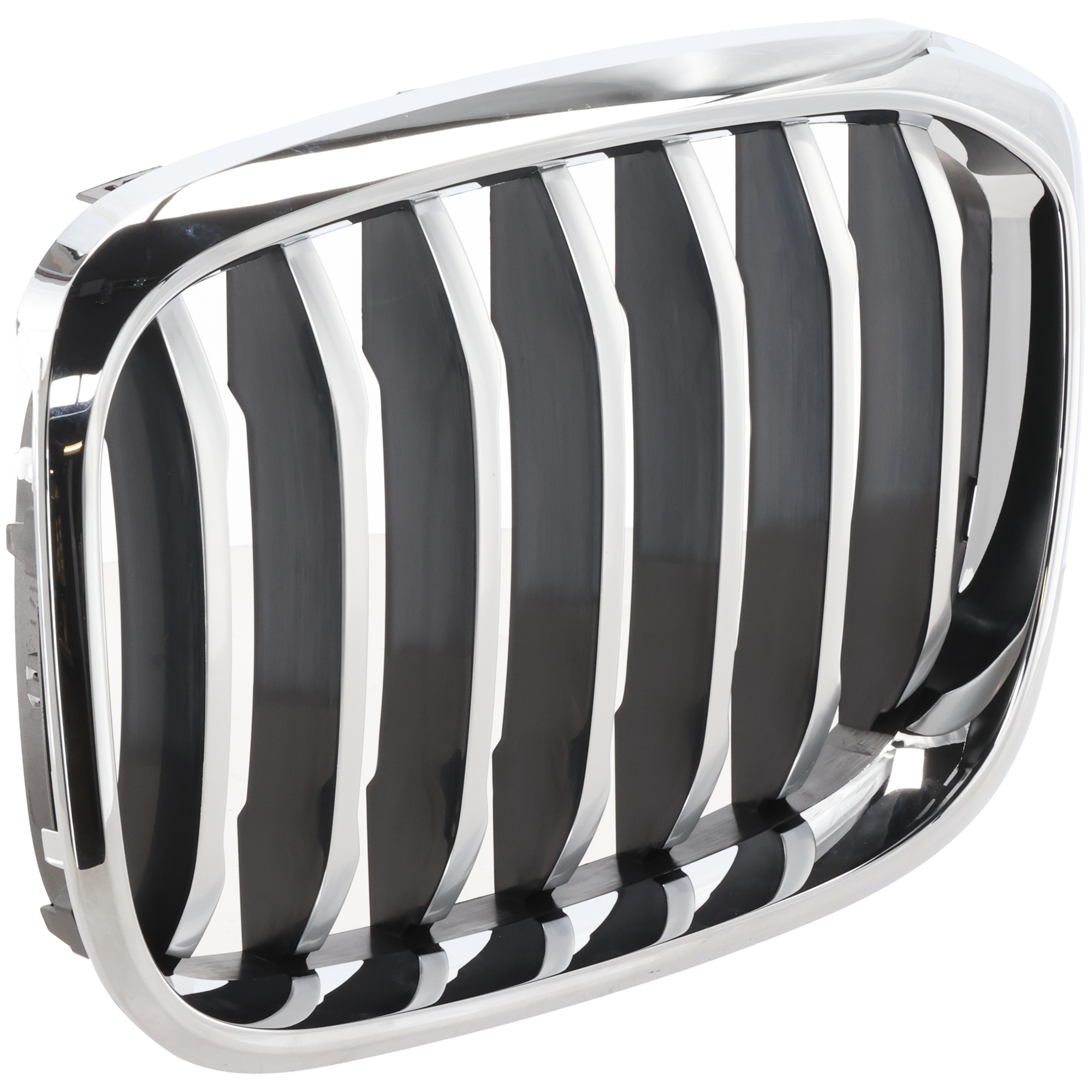 AM X3-18-21 X4-19-21 GRILLE LH Chrome Shell w Silver Insert 30I Model X Line M Sport Line w o Shadow Line SKU RB07010054 Partslink BM1200306 OEM 51137478669