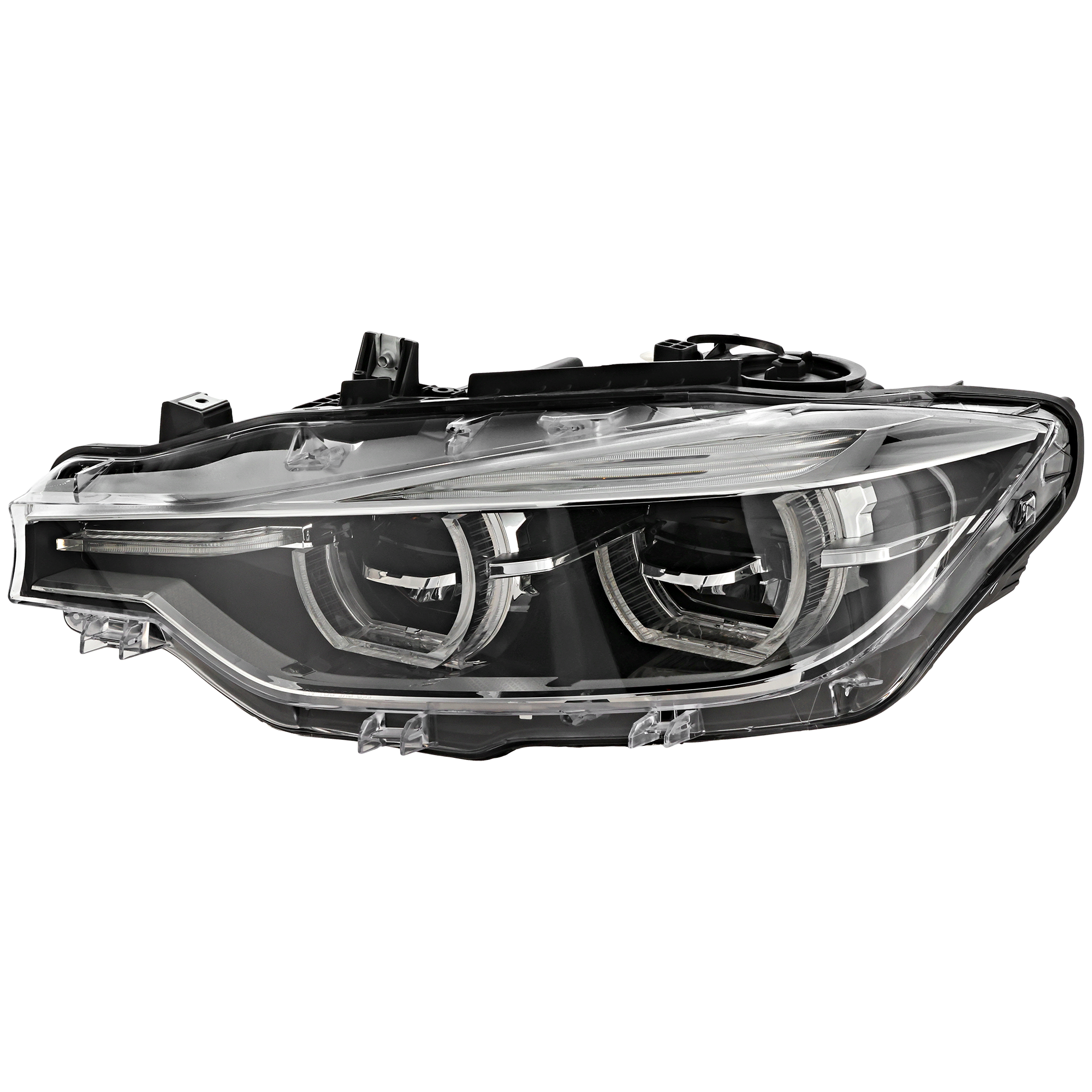 AM 3 SERIES 16-19 HEAD LAMP LH Assembly LED w Adaptive Headlights Standard Luxury Line Models Sedan 16-18 Wagon SKU RB10010024 Partslink BM2502188 OEM 63117419621