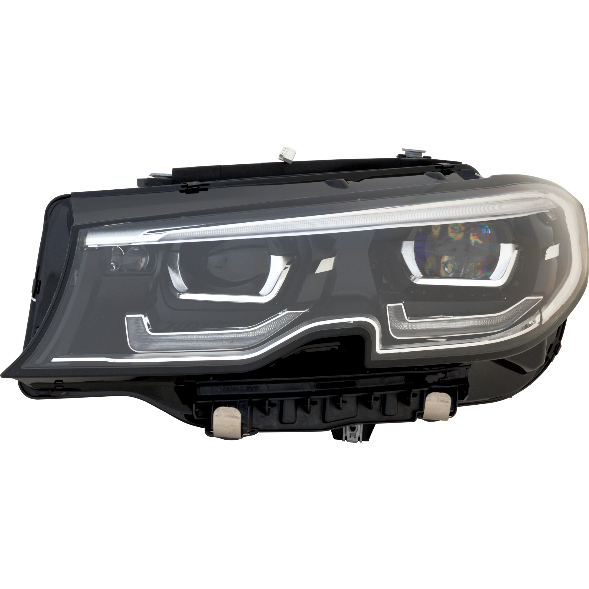 AM 3 SERIES 19-22 HEAD LAMP LH Assembly LED w Adaptive Headlights w o Shadow Line SKU RB10010064A OEM 63118496159 PFM