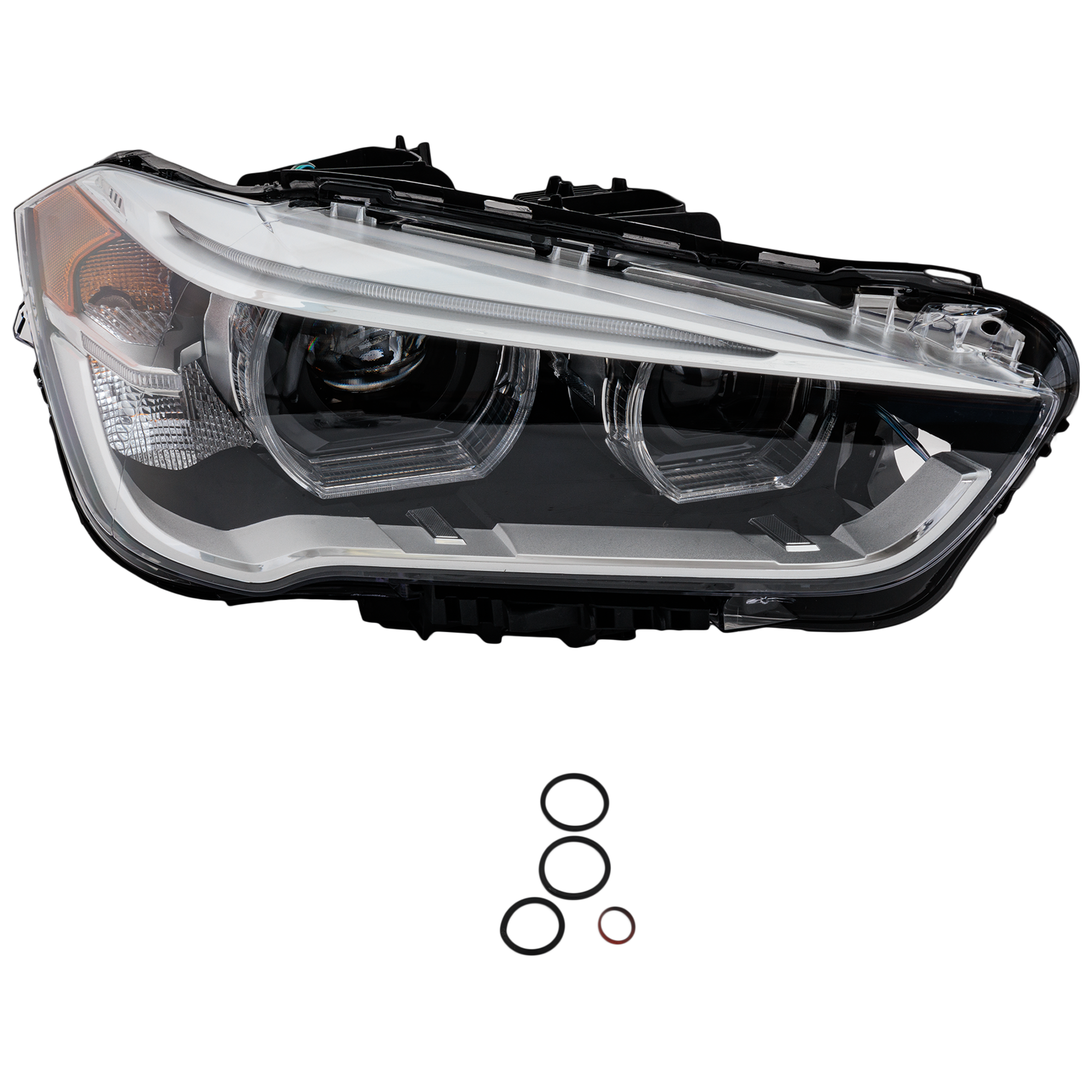 AM X1-17-19 HEAD LAMP RH Assembly LED w o Logo SKU RB10010081A Partslink BM2519174 OEM 63117436466